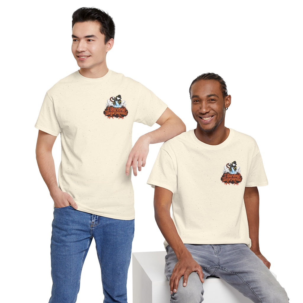 I Survived 2020 — "Please Stand By" Test Pattern Tee Wildfire Signal Edition Summer Premiere Unisex Heavy Cotton Tee