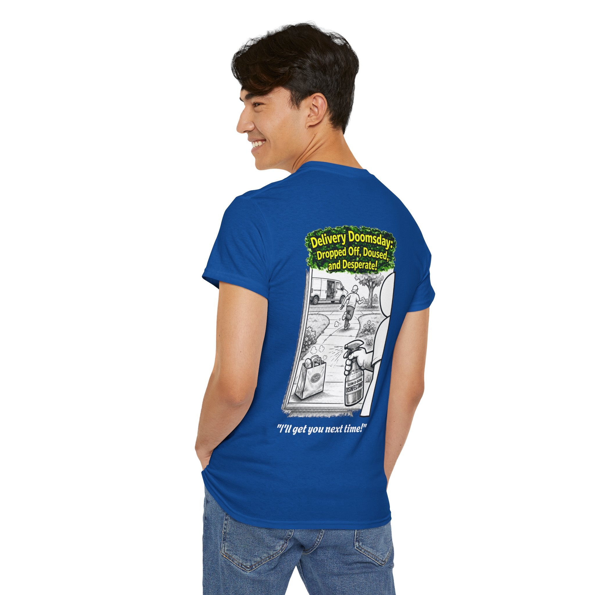 I Survived 2020 —  PANDEMIC S1:E5: Director's Cut "Delivery Doomsday" Unisex Heavy Cotton Tee