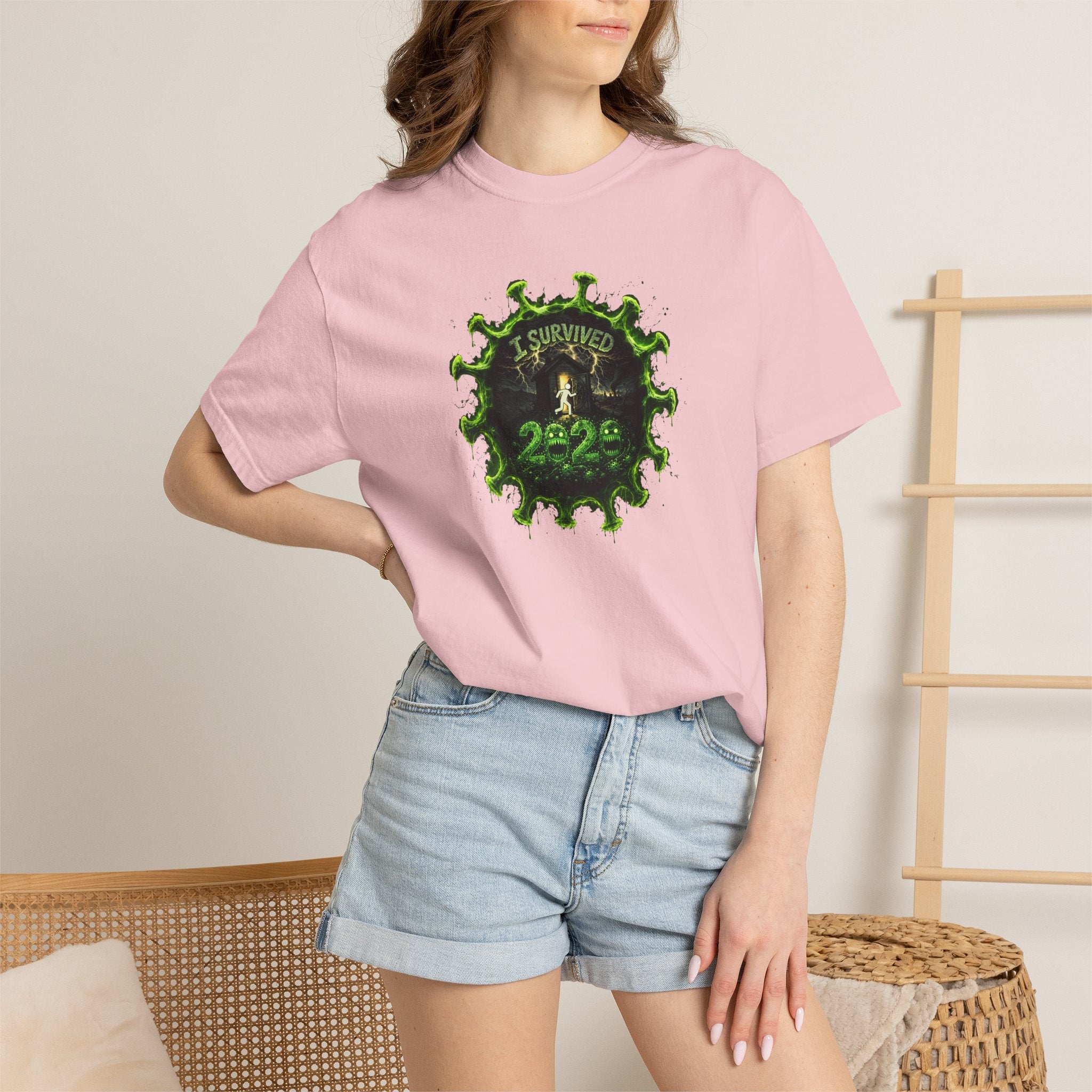 I Survived 2020 — PANDEMIC S1:E5: Director's Cut "Delivery Doomsday" Unisex Garment-Dyed T-shirt