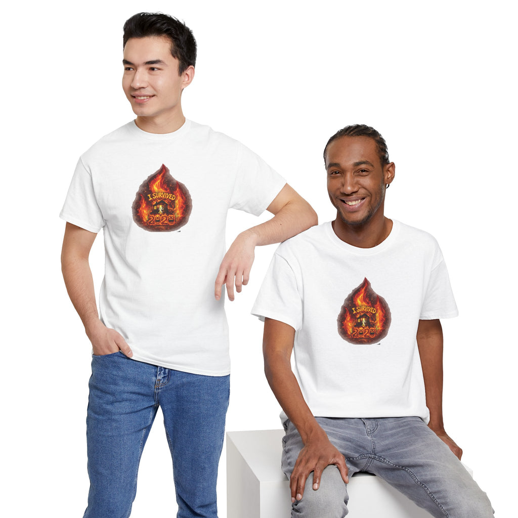 I Survived 2020 — WILDFIRES S2:E1: Director's Cut "Berry Creek" Memorial Unisex Heavy Cotton Tee