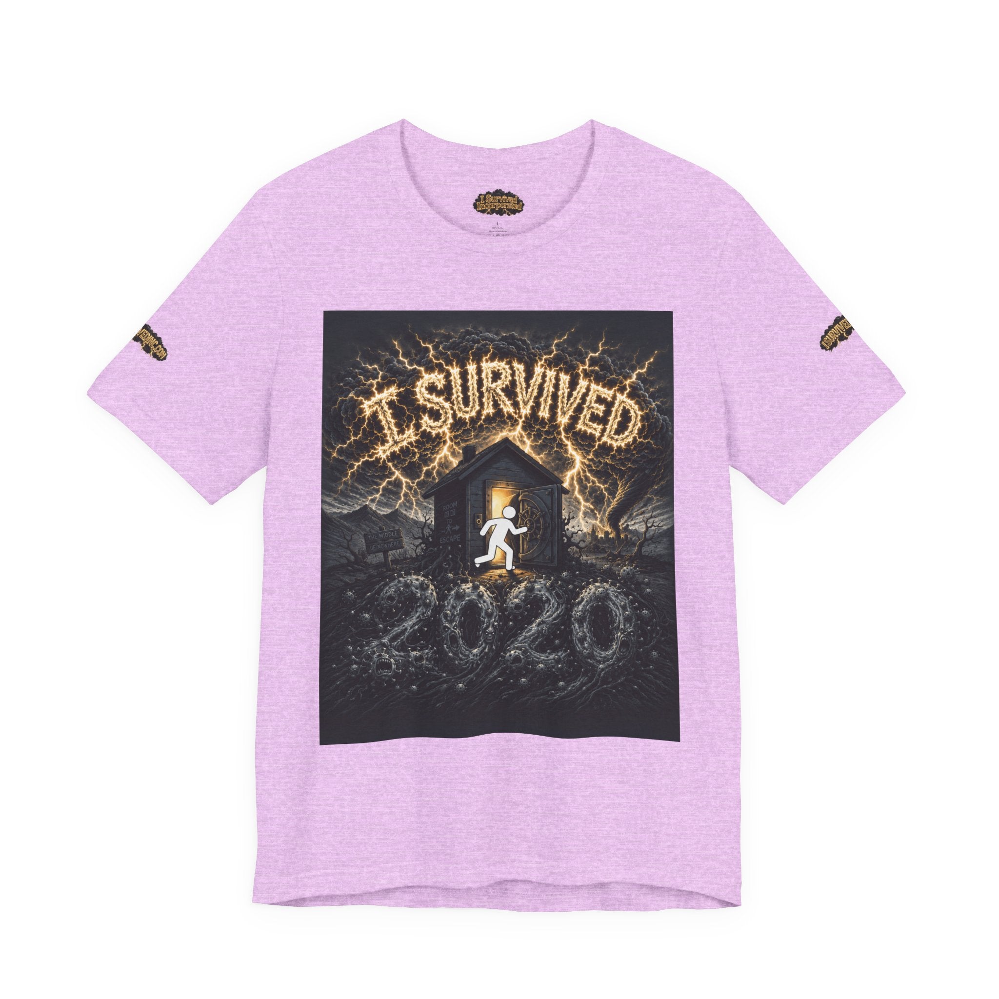 I Survived 2020 — Original Design Teaser Tee | Season 1 Premiere Drop Unisex Jersey Short Sleeve Tee