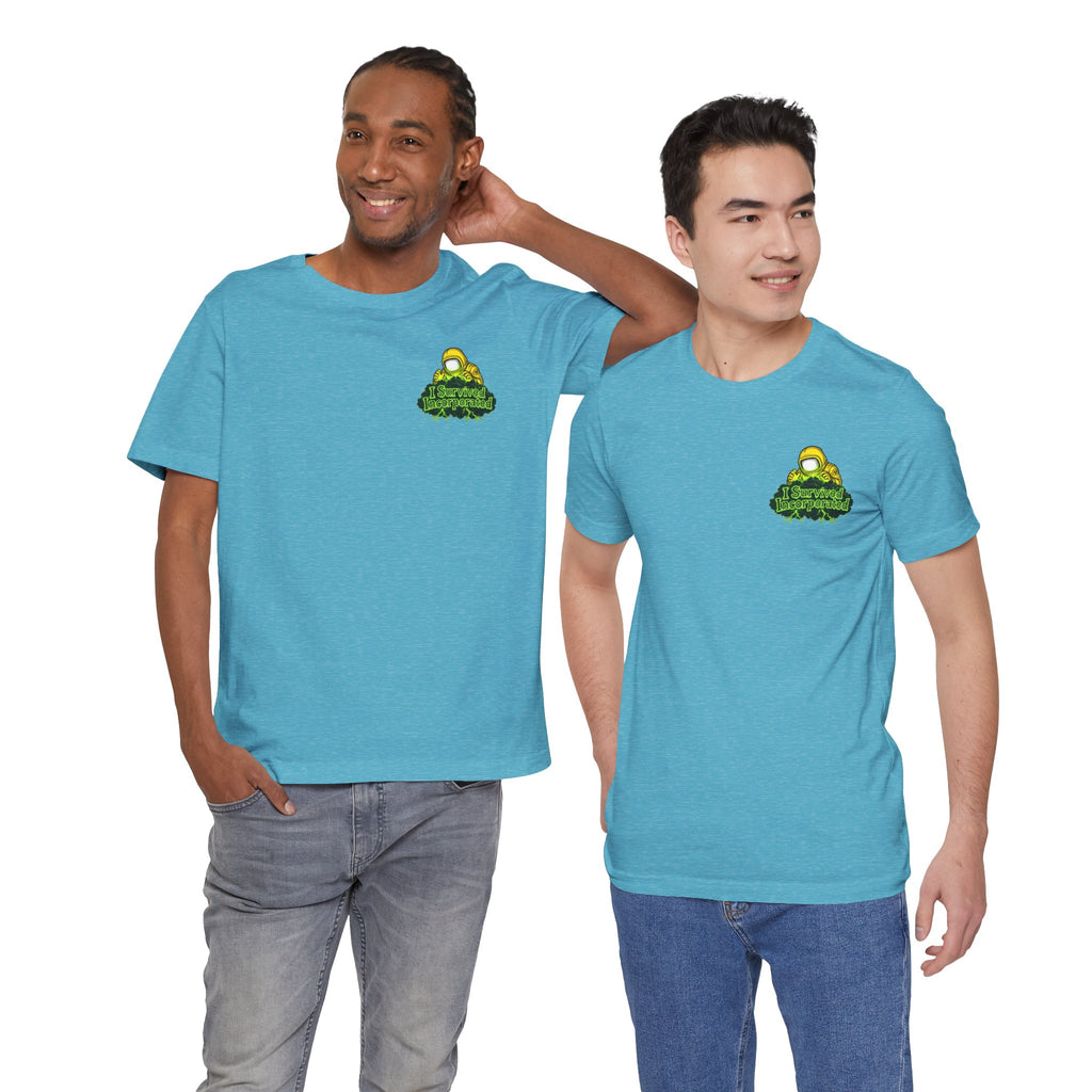 I Survived 2020 — "Please Stand By" Test Pattern Toxic Signal Tee Summer Premiere Unisex Jersey Short Sleeve Tee