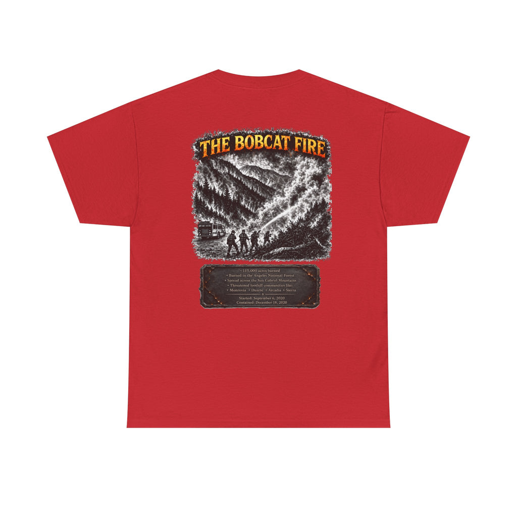 I Survived 2020 — Director's Cut S2:E2 "The Bobcat Fire" | Wildfire Edition Memorial Unisex Heavy Cotton Tee