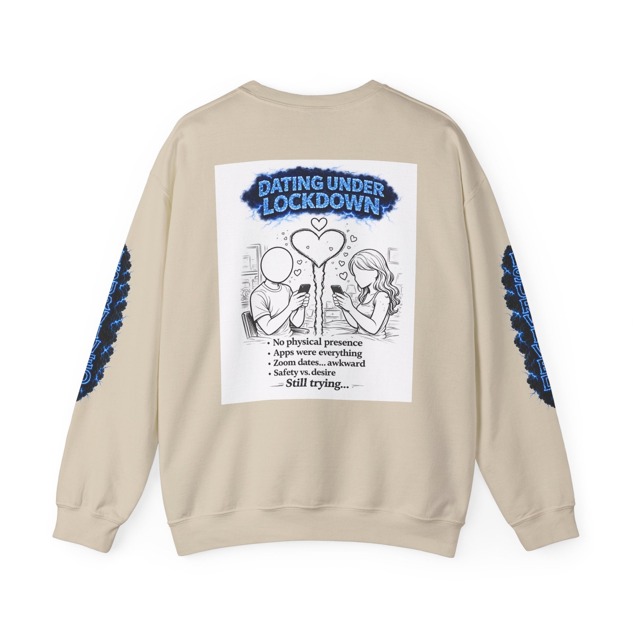 I Survived 2020 — Director's Cut S3:E2 "Dating Under Lockdown" | Lockdown Edition Documentary Unisex Heavy Blend™ Crewneck Sweatshirt