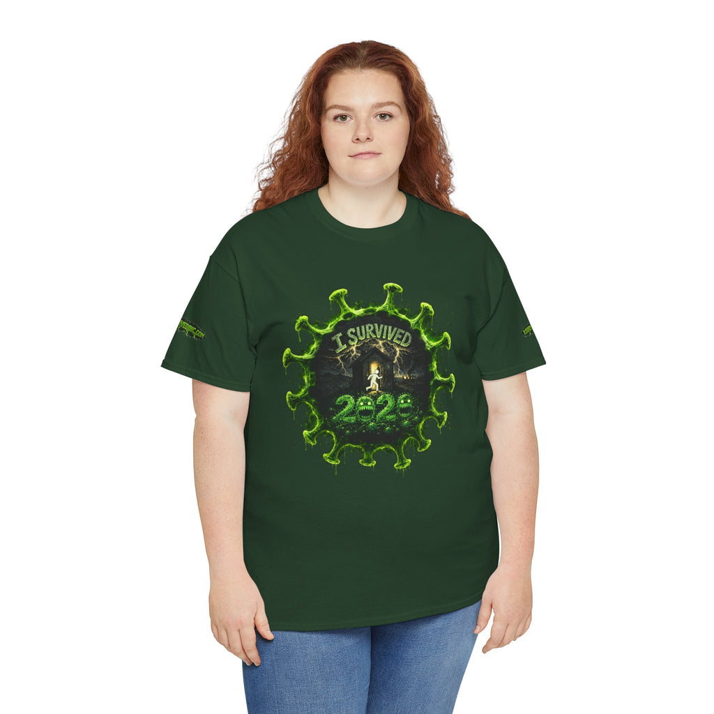 I Survived 2020 — Director's Cut S1:E1 "COVID-19: The Coronavirus" | Pandemic Edition Unisex Heavy Cotton Tee (SPECIAL EDITION)