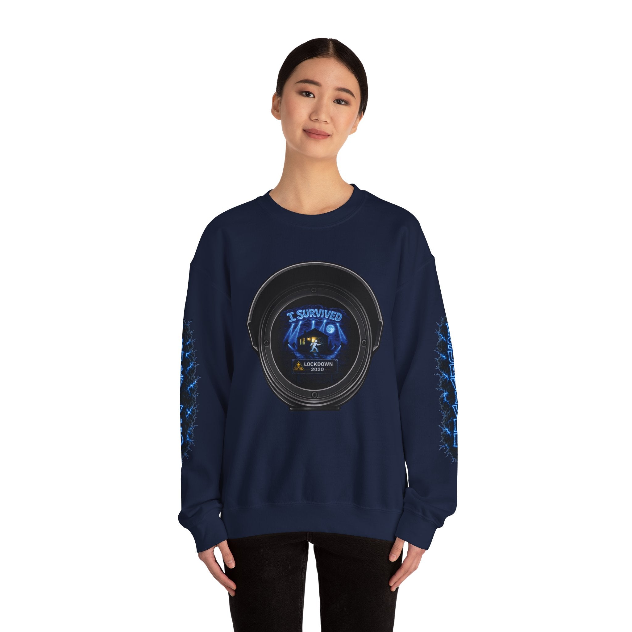 I Survived 2020 — Director's Cut S3:E3 "Remote Schooling" | Lockdown Edition Documentary Unisex Heavy Blend™ Crewneck Sweatshirt