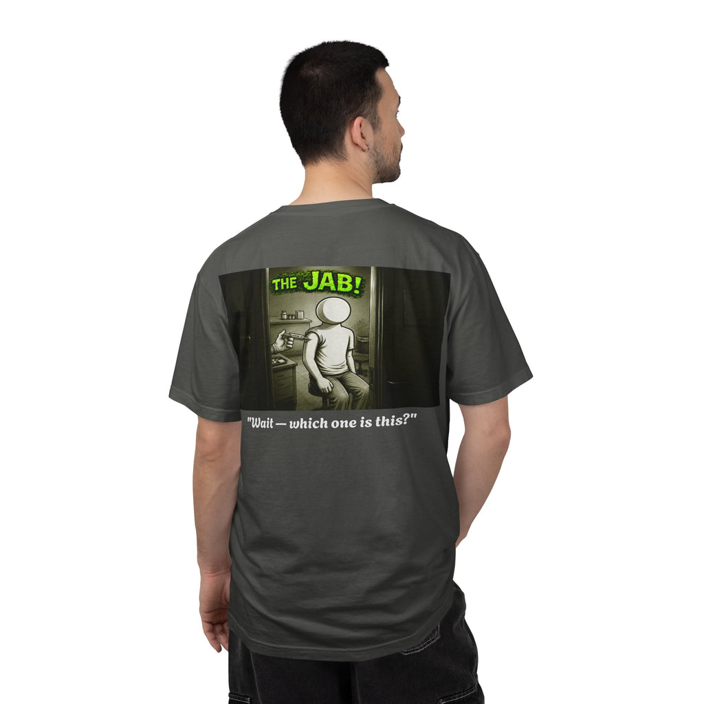 I Survived 2020 — PANDEMIC S1:E3: "The Jab!" Unisex Garment-Dyed T-shirt