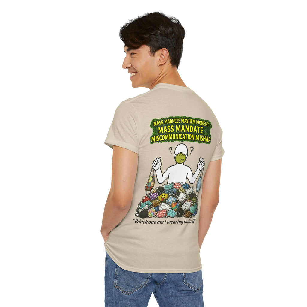 I Survived 2020 — PANDEMIC S1:E4: Director's Cut "Mask Madness" Unisex Heavy Cotton Tee
