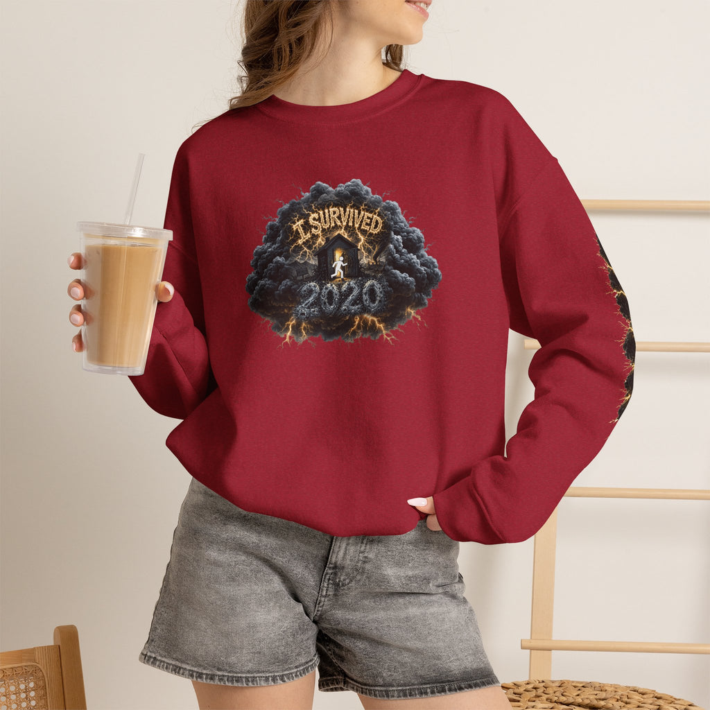 I Survived 2020 — Original PILOT Design: Director's Cut Special Edition Unisex Heavy Blend™ Crewneck Sweatshirt