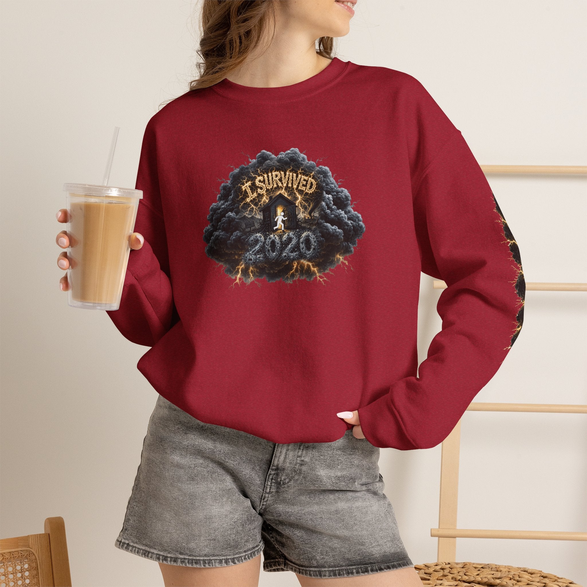 I Survived 2020 — Original PILOT Design: Director's Cut Special Edition Unisex Heavy Blend™ Crewneck Sweatshirt
