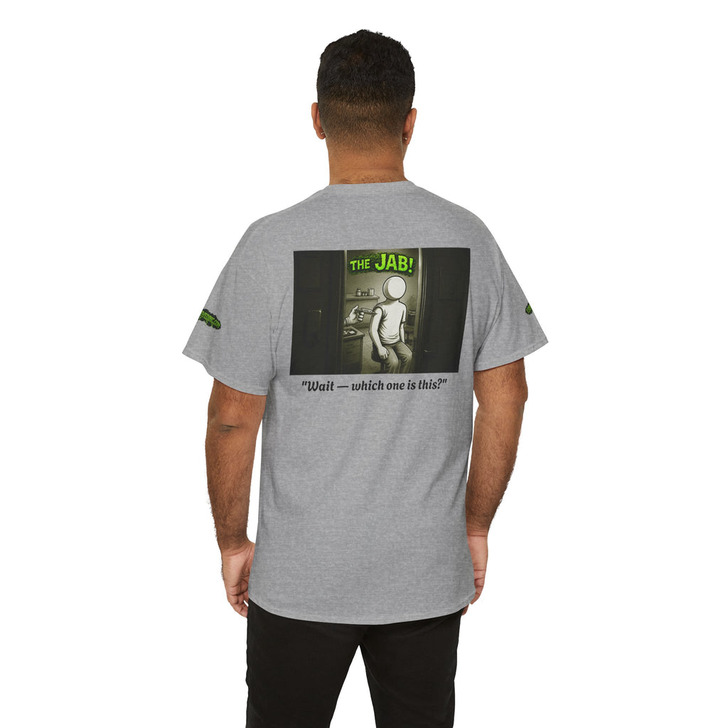 I Survived 2020 — PANDEMIC S1:E3: Director's Cut Special Edition "The Jab!" Unisex Heavy Cotton Tee