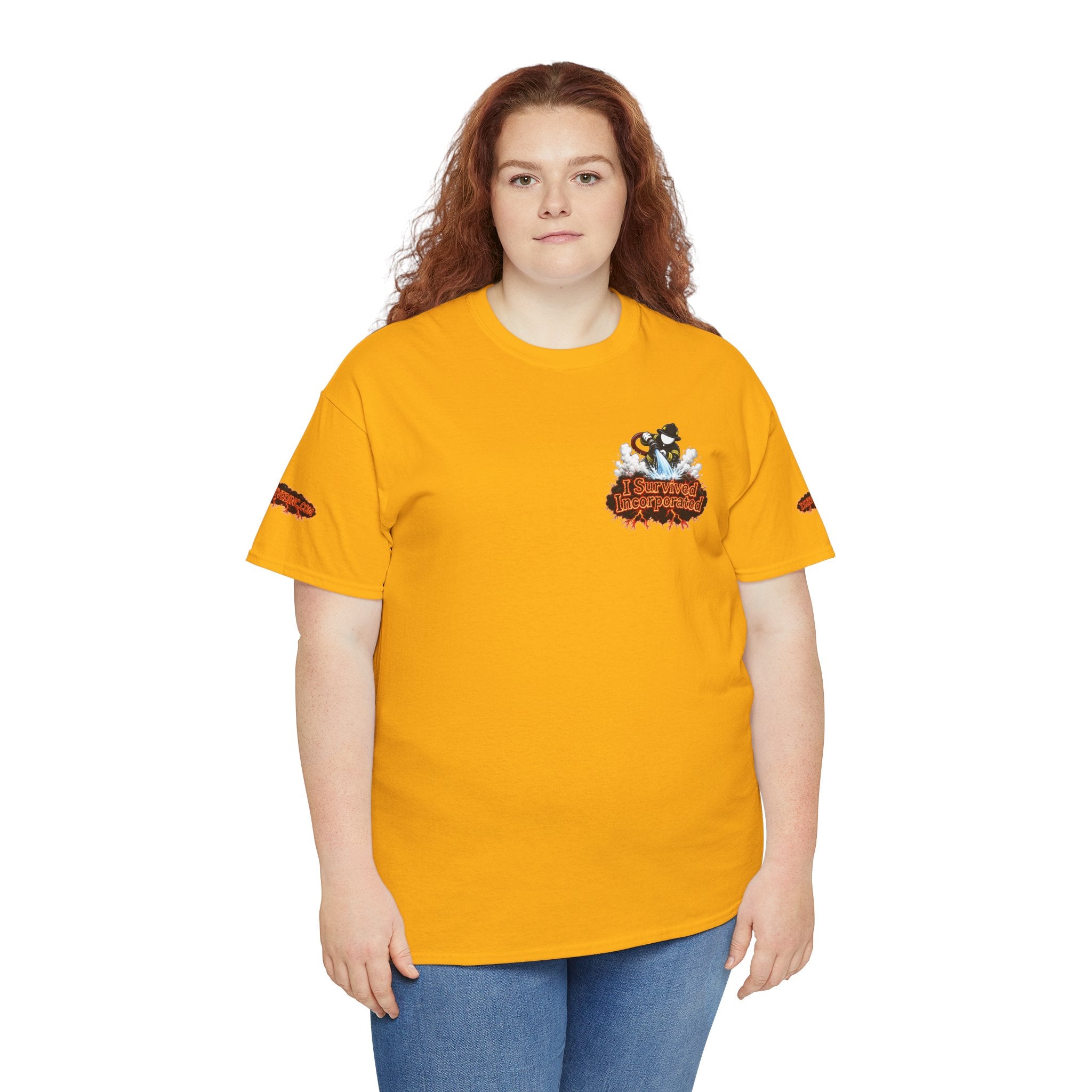 I Survived 2020 — "Please Stand By" Test Pattern Tee Wildfire Signal Special Edition Summer Premiere Unisex Heavy Cotton Tee