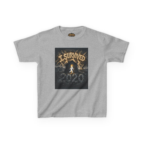 I Survived 2020 — Original Design Teaser Tee | Season 1 Premiere Drop Kids Heavy Cotton™ Tee