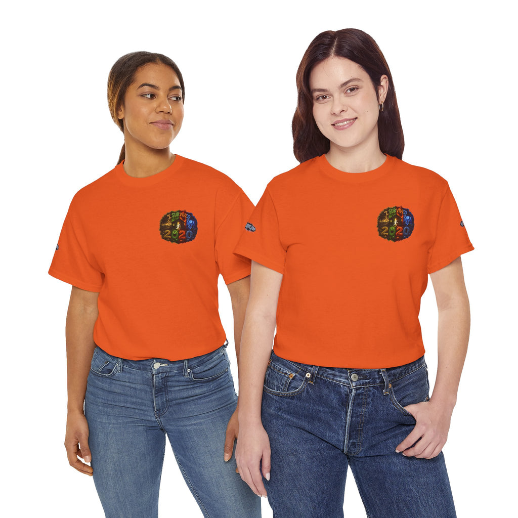 I Survived 2020 — "No Signal" Test Pattern Tee Alien Broadcast Finale Special Edition Summer Premiere Unisex Heavy Cotton Tee