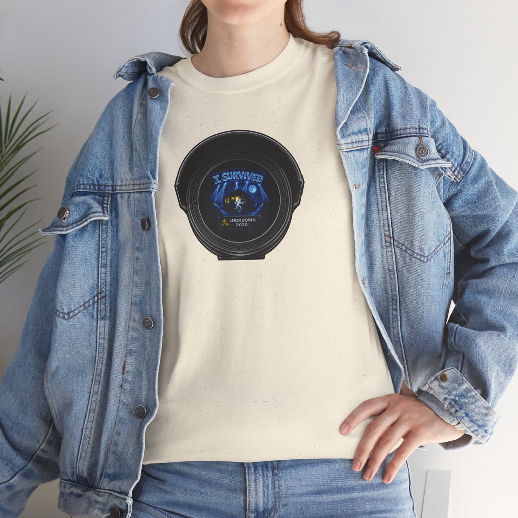 I Survived 2020 — LOCKDOWN S3:E1: Director's Cut Special Edition "Quarantine" Unisex Heavy Cotton Tee