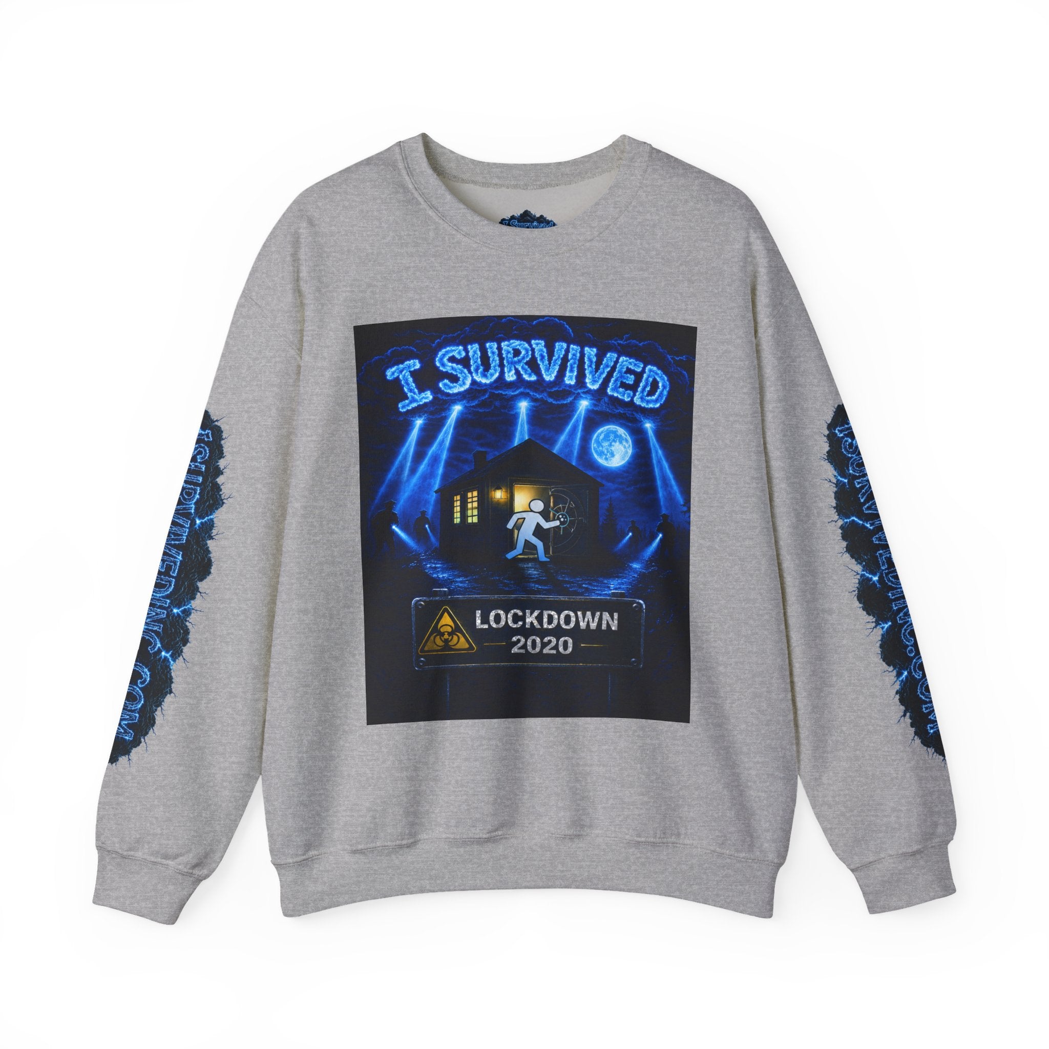 I Survived 2020 — S3:E1 "Quarantine" | Lockdown Edition Documentary Unisex Heavy Blend™ Crewneck Sweatshirt