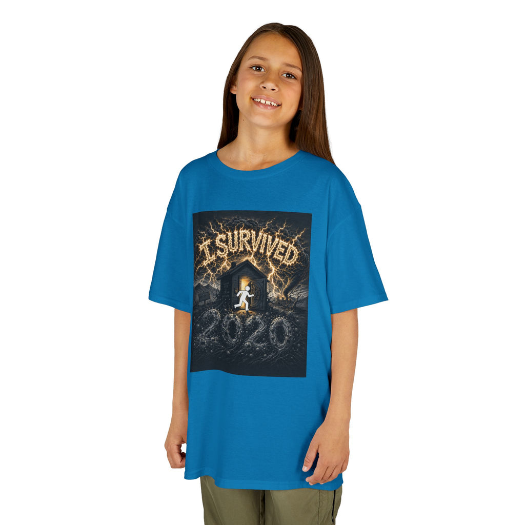 I Survived 2020 — Original Design Teaser Tee | Season 1 Premiere Drop Kids Heavy Cotton™ Tee