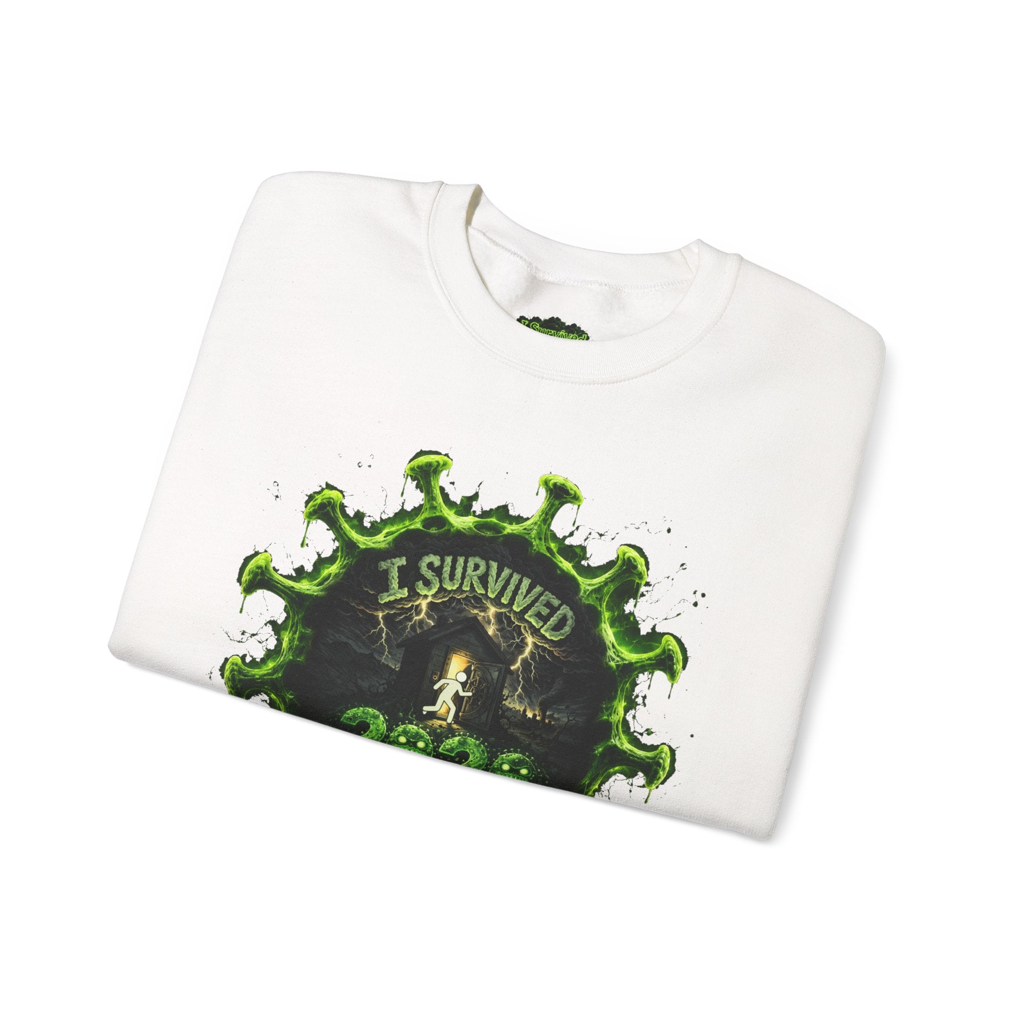 I Survived 2020 — Director's Cut S1:E1 "COVID-19: The Coronavirus" | Pandemic Edition Unisex Heavy Blend™ Crewneck Sweatshirt
