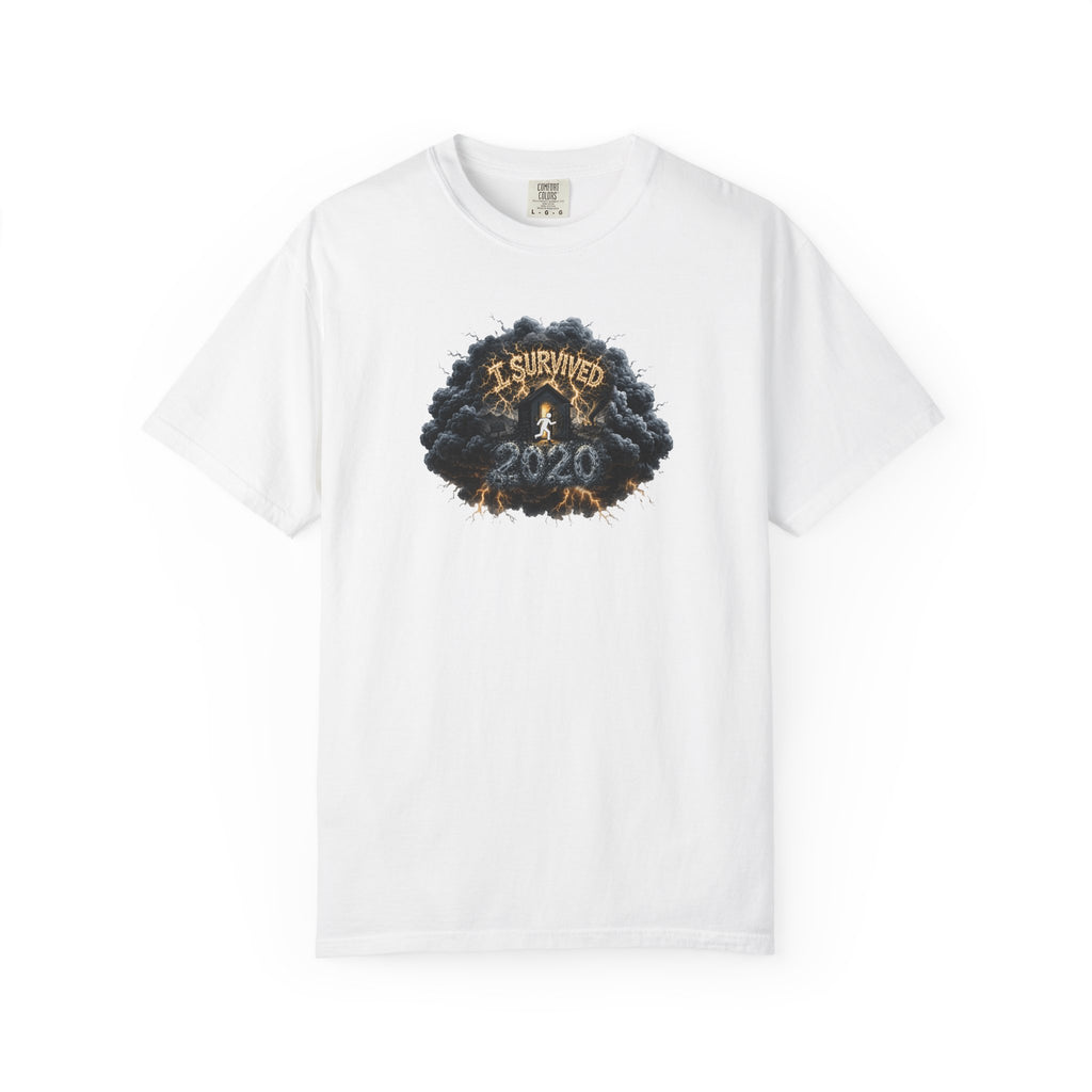 I Survived 2020 — Original PILOT Design: Director's Cut Unisex Garment-Dyed T-shirt