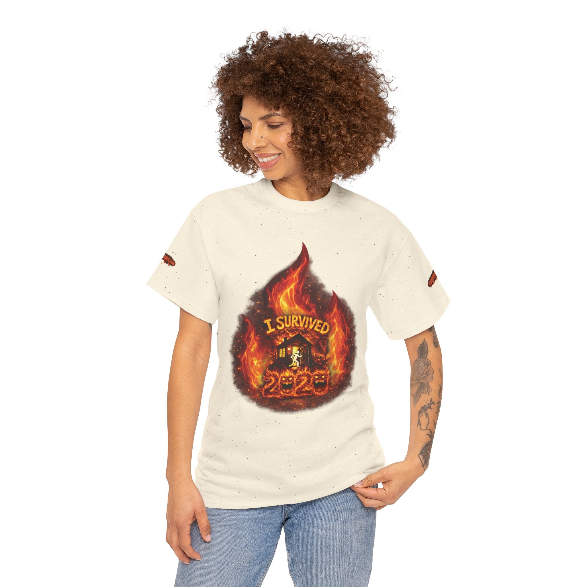 I Survived 2020 — Director's Cut S2:E1 "Berry Creek" | Wildfire Edition Memorial Unisex Heavy Cotton Tee (SPECIAL EDITION)
