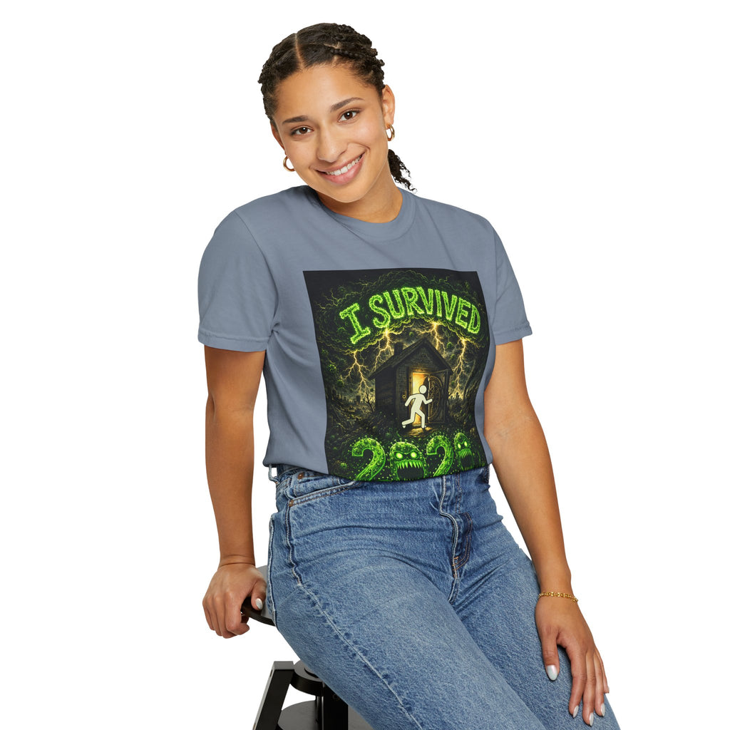 I Survived 2020 — S1:E3 "The Jab!" | Pandemic Edition Unisex Garment-Dyed T-shirt