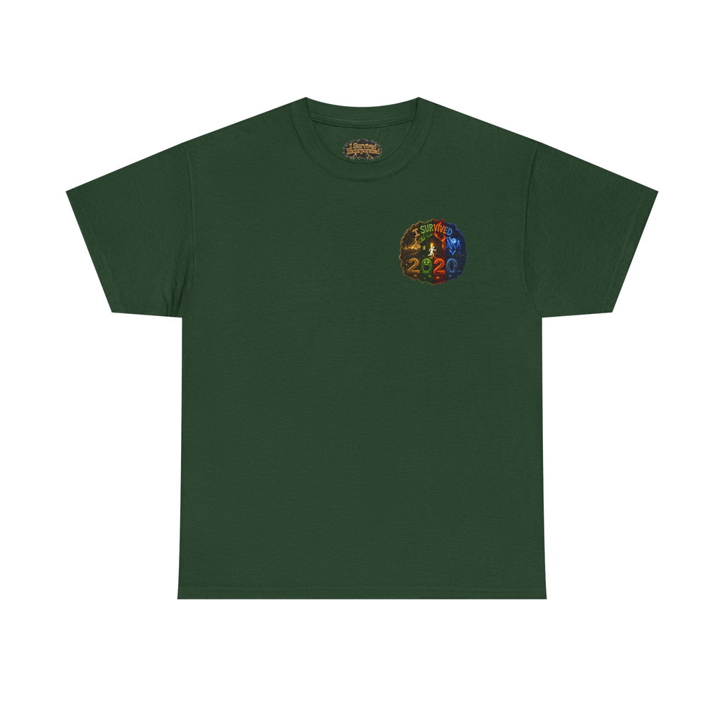 I Survived 2020 — "No Signal" Test Pattern Tee Alien Broadcast Finale Summer Premiere Unisex Heavy Cotton Tee