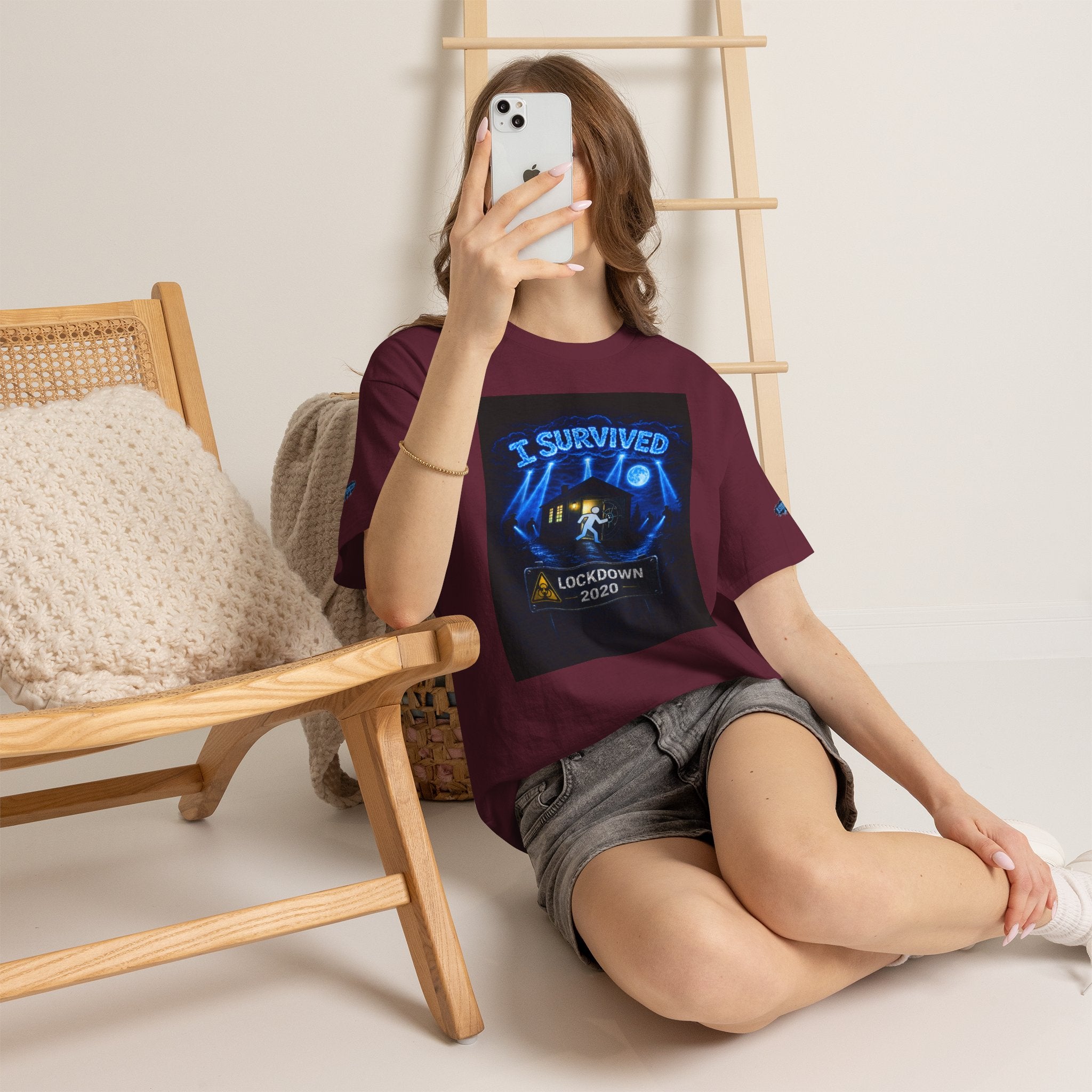 I Survived 2020 — LOCKDOWN S3:E3: Special Edition "Remote Schooling" Unisex Heavy Cotton Tee
