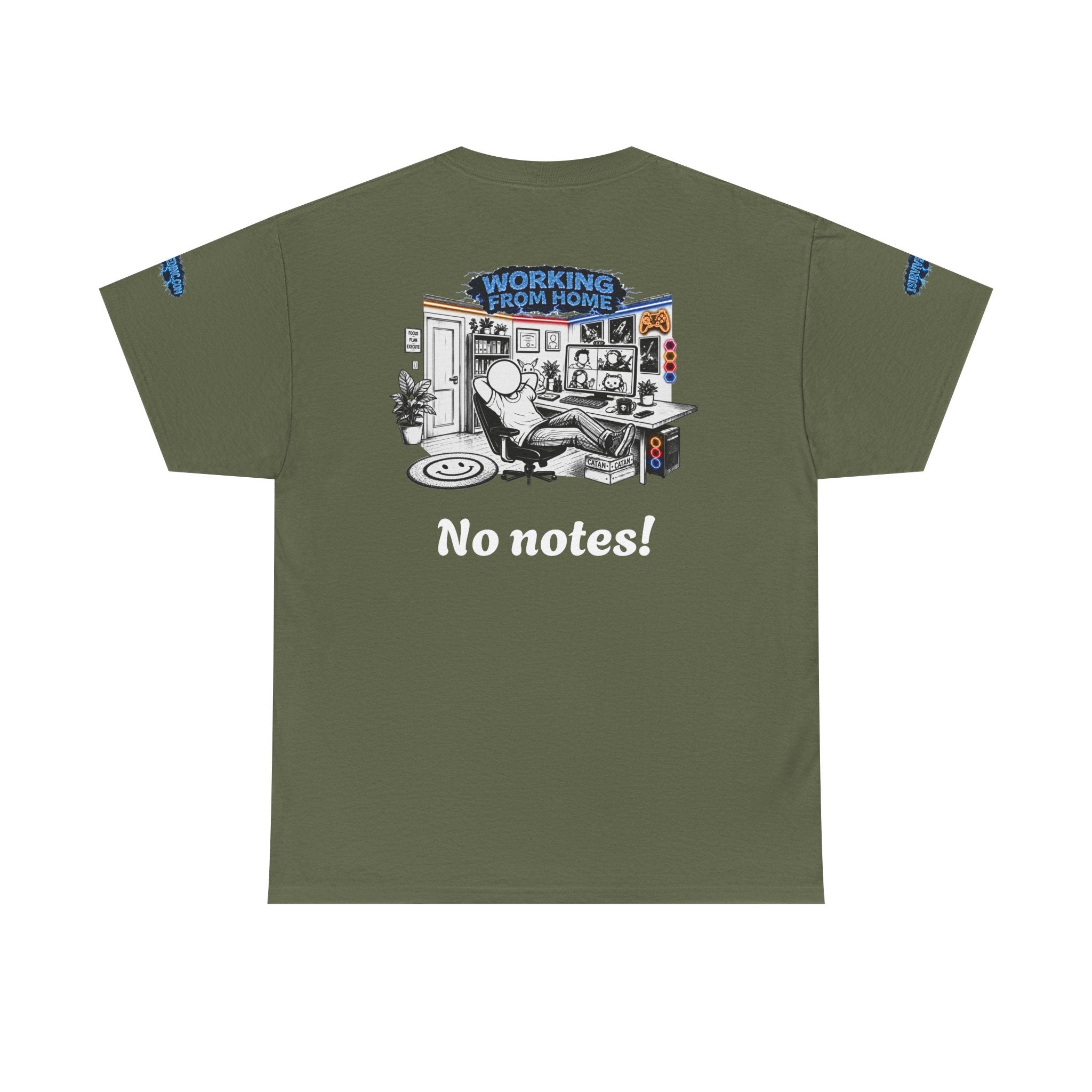 I Survived 2020 — LOCKDOWN S3:E3: Director's Cut Special Edition "Working From Home" Unisex Heavy Cotton Tee