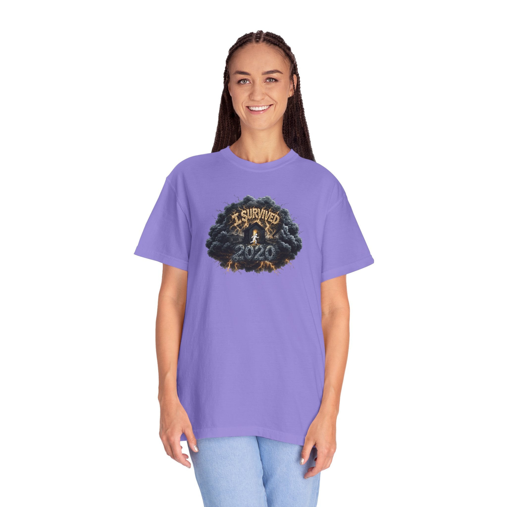 I Survived 2020 — Original PILOT Design: Director's Cut Unisex Garment-Dyed T-shirt