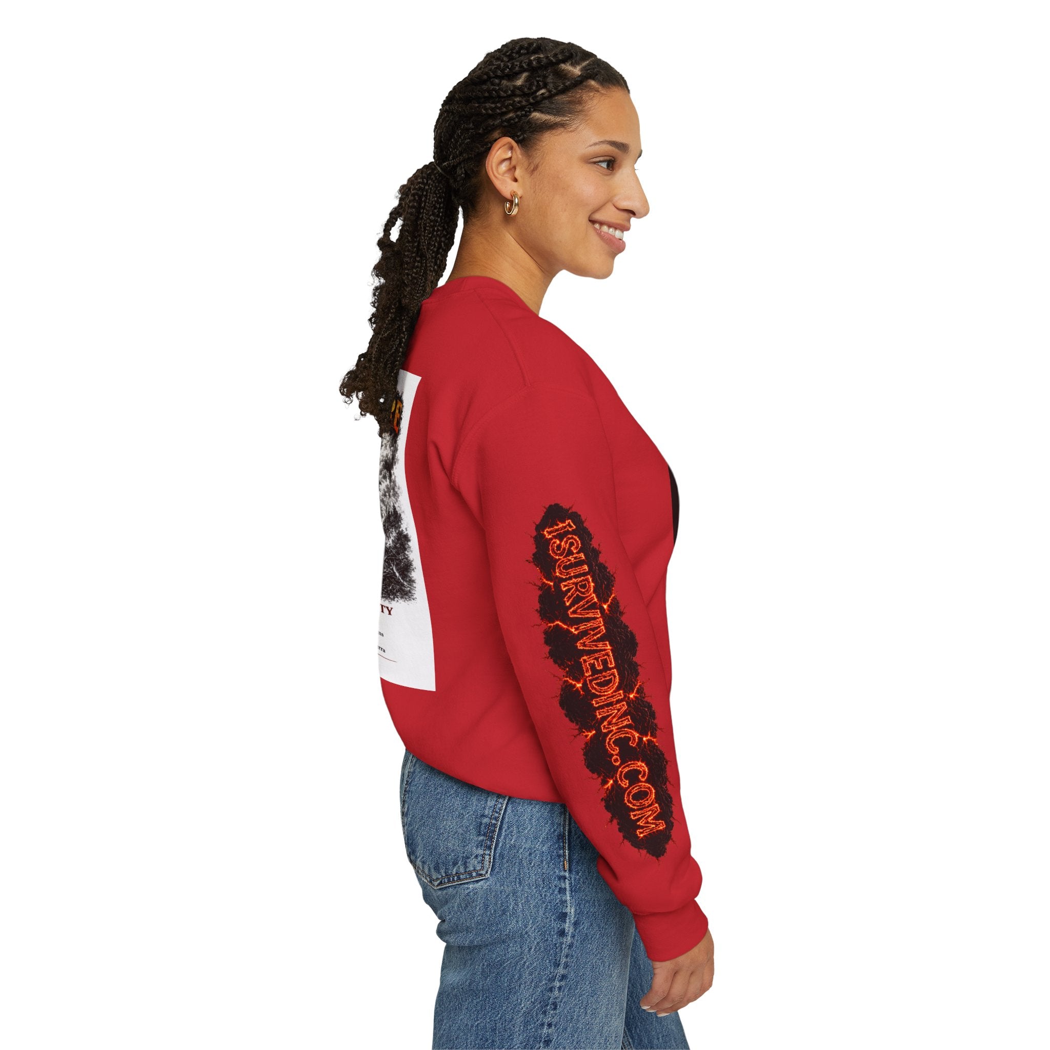 I Survived 2020 — S2:E2 "The Bobcat Fire" | Wildfire Edition Memorial Unisex Heavy Blend™ Crewneck Sweatshirt