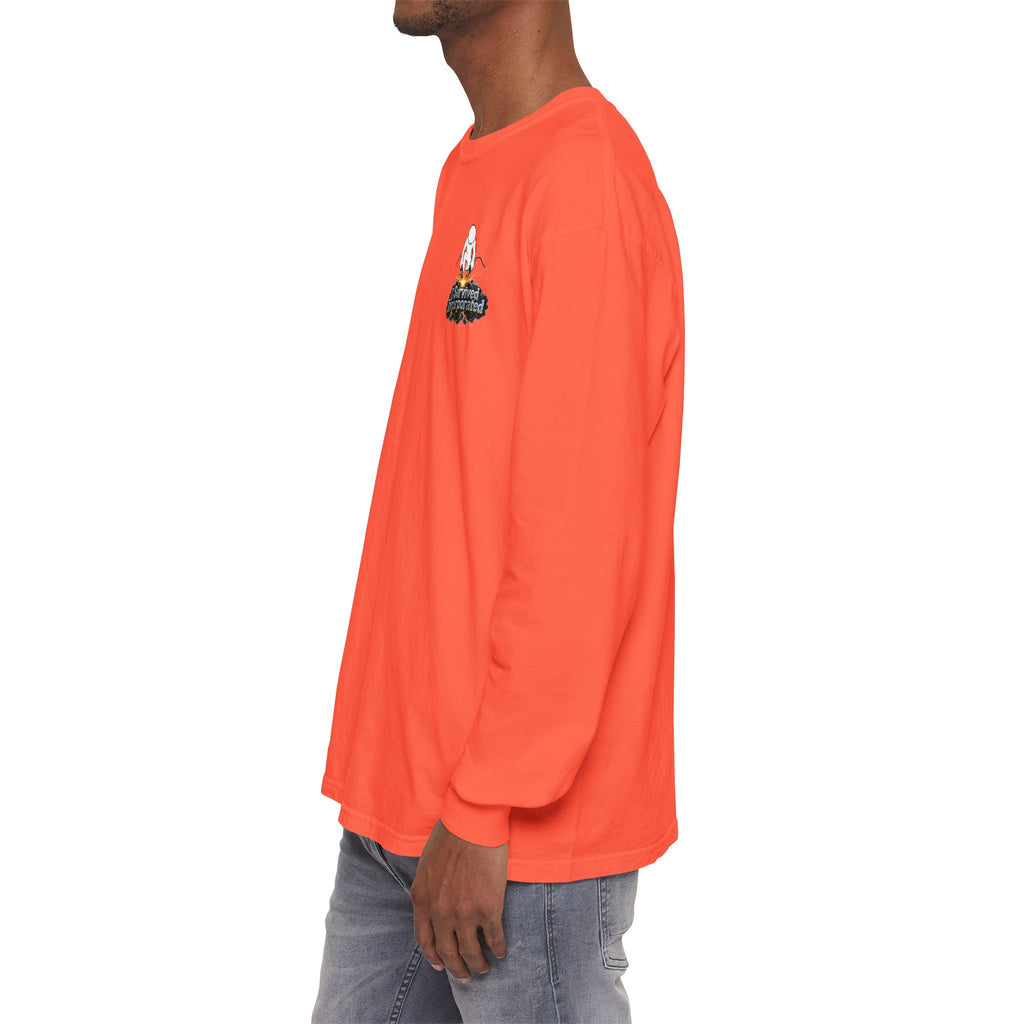 I Survived 2020 — "Please Stand By" Test Pattern Tee Summer Premier Unisex Garment-Dyed Long Sleeve T-Shirt