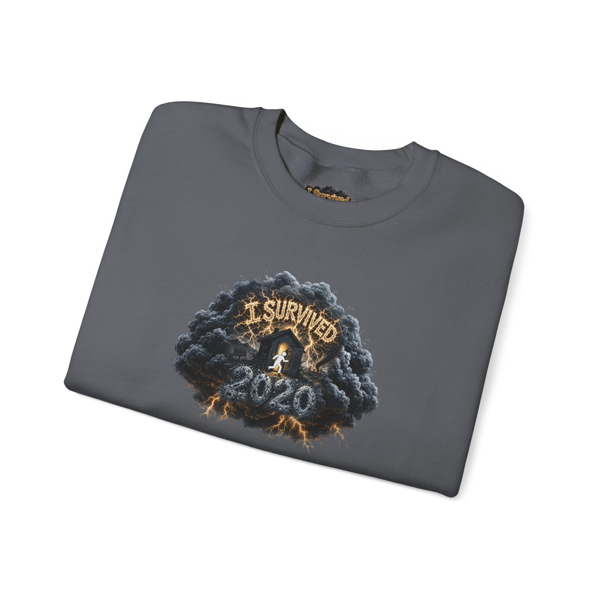 I Survived 2020 — Original PILOT Design: Director's Cut Special Edition Unisex Heavy Blend™ Crewneck Sweatshirt
