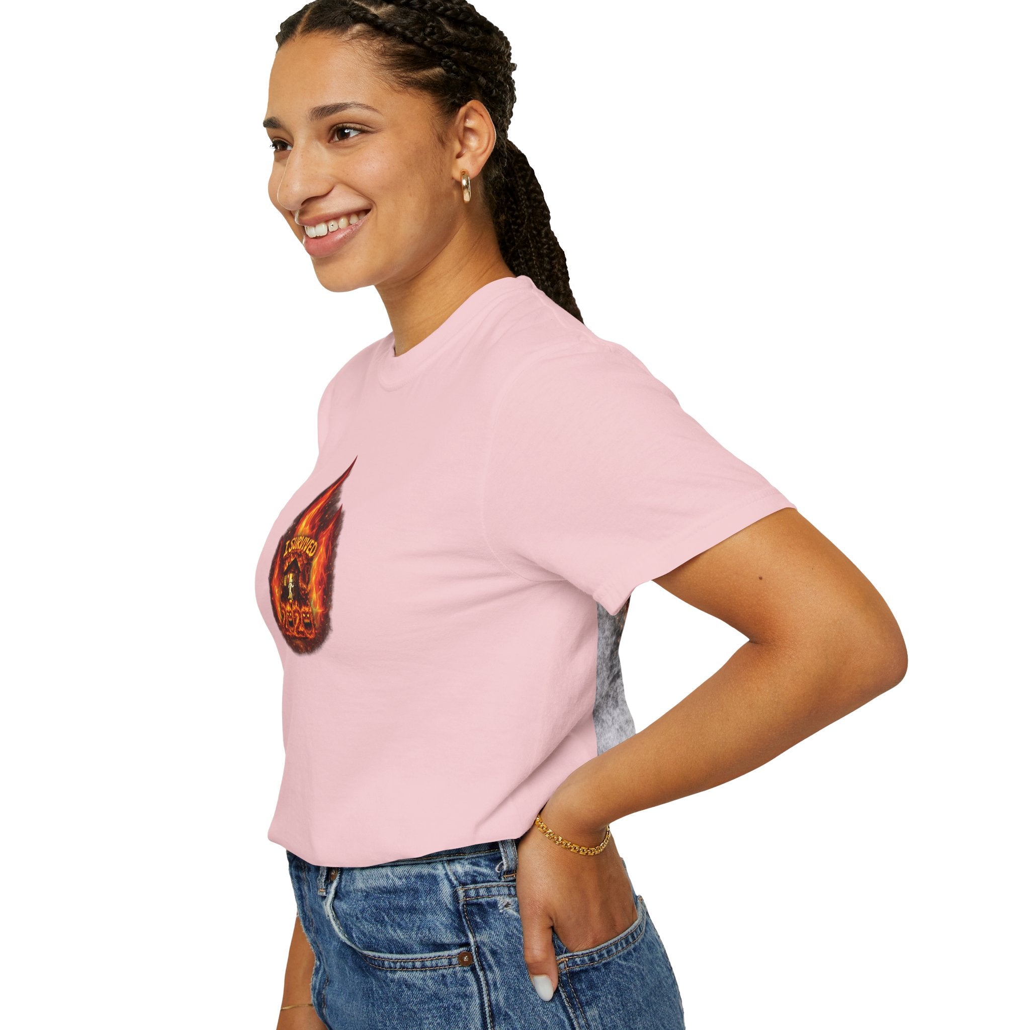I Survived 2020 — WILDFIRES S2:E4: Director's Cut "Western U.S. Wildfire Season" Memorial Unisex Garment-Dyed T-shirt