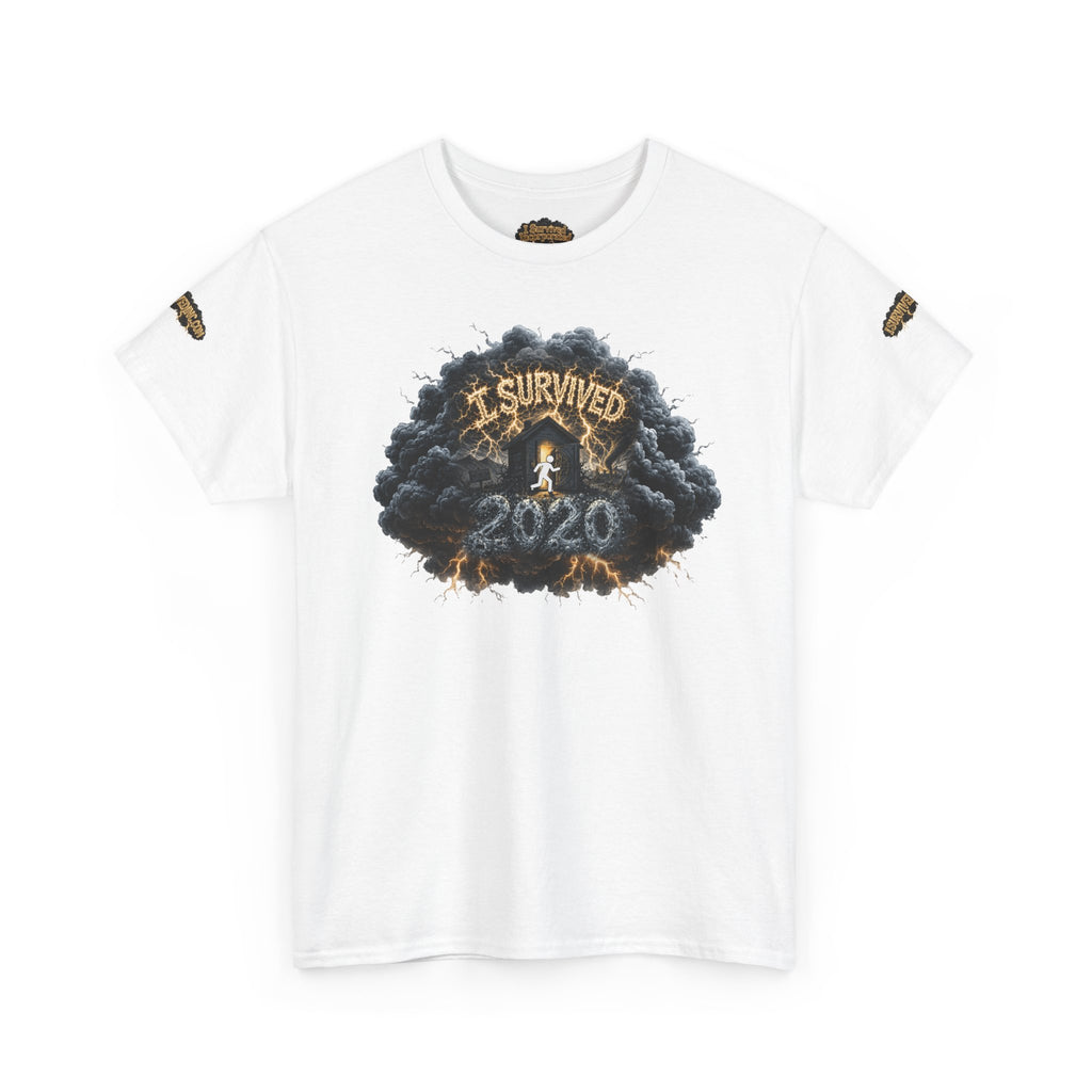 I Survived 2020 — Director's Cut Original Design Teaser Tee | Season 1 Premiere Drop Unisex Heavy Cotton Tee (SPECIAL EDITION)