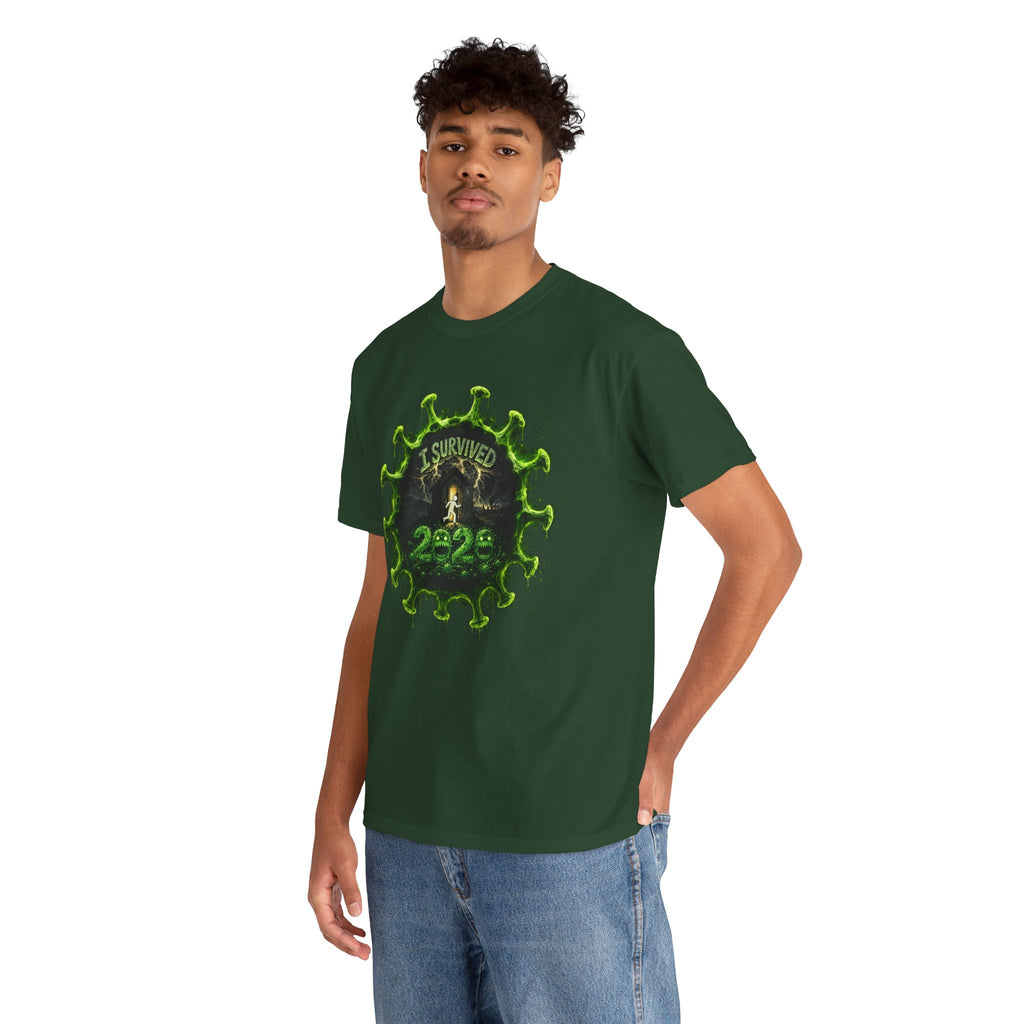 I Survived 2020 — Director's Cut S1:E3 "The Jab!" | Pandemic Edition Unisex Heavy Cotton Tee