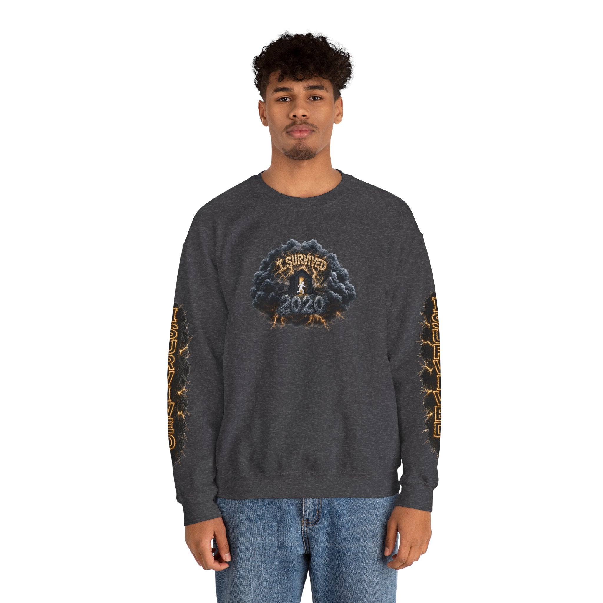 I Survived 2020 — Original PILOT Design: Director's Cut Special Edition Unisex Heavy Blend™ Crewneck Sweatshirt