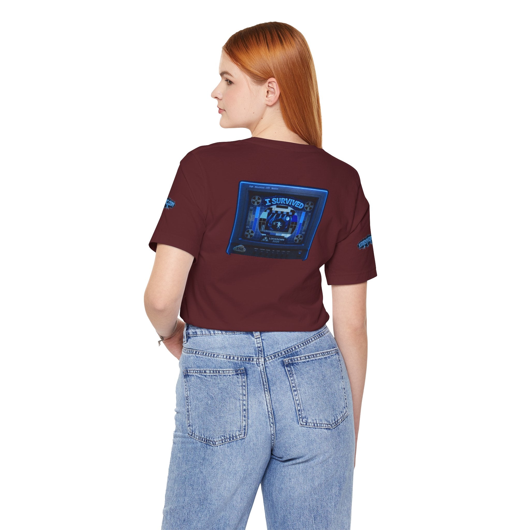 I Survived 2020 — "Please Stand By" Test Pattern Tee Lockdown Special Edition Summer Exclusive Unisex Jersey Short Sleeve Tee