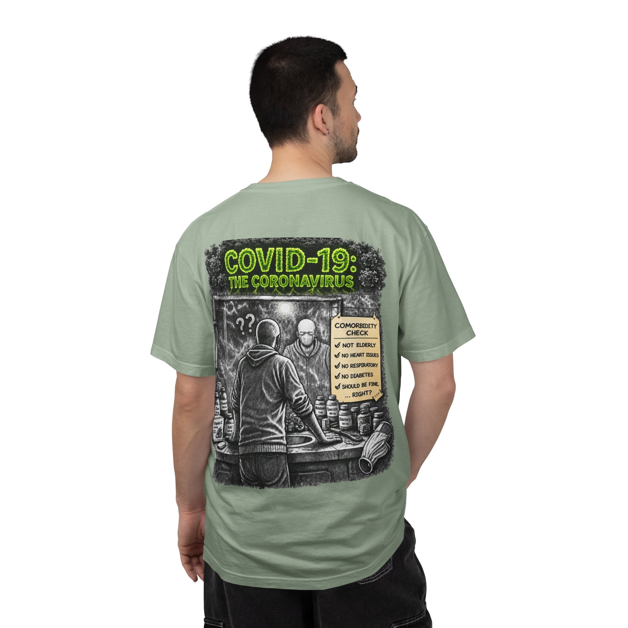I Survived 2020 — S1:E1 "COVID-19: The Coronavirus" | Pandemic Edition Unisex Garment-Dyed T-shirt