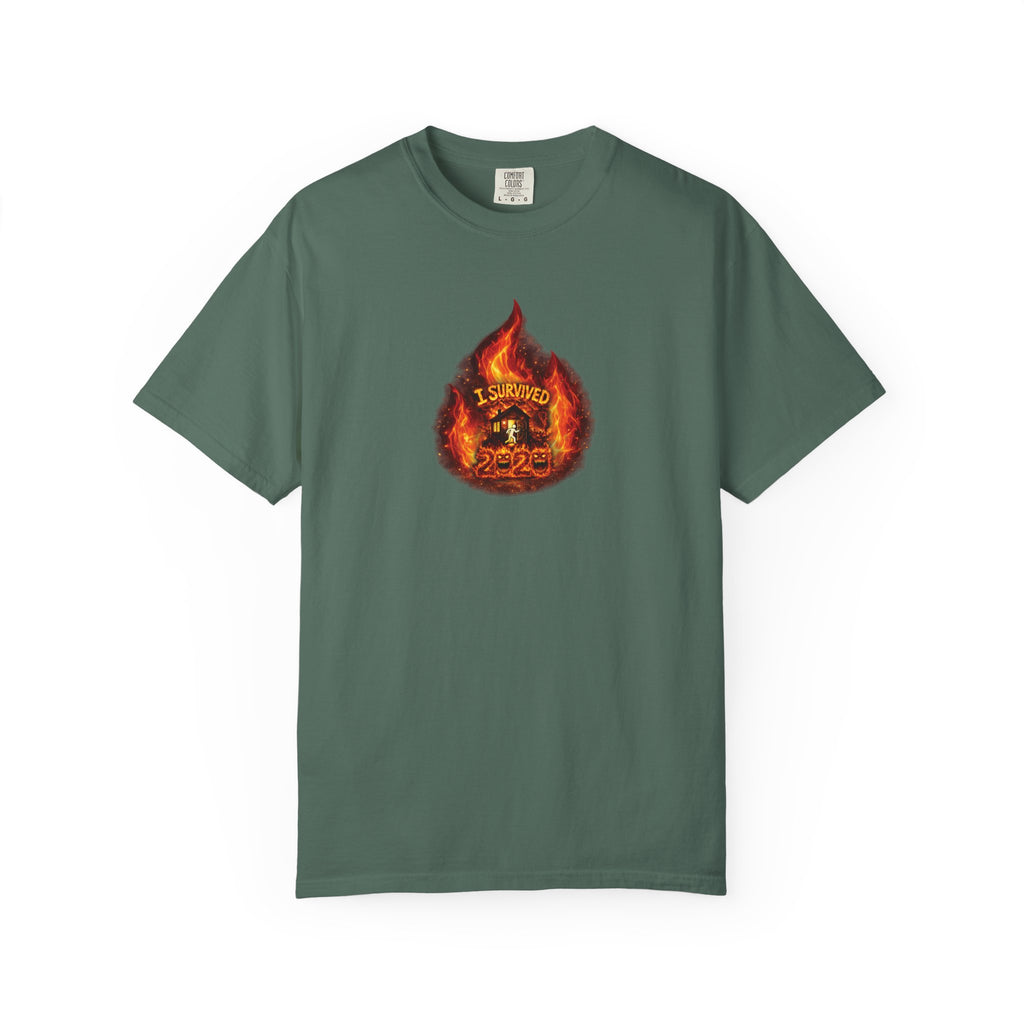 I Survived 2020 — WILDFIRES S2:E3: Director's Cut "The California Wildfires" Memorial Unisex Garment-Dyed T-shirt