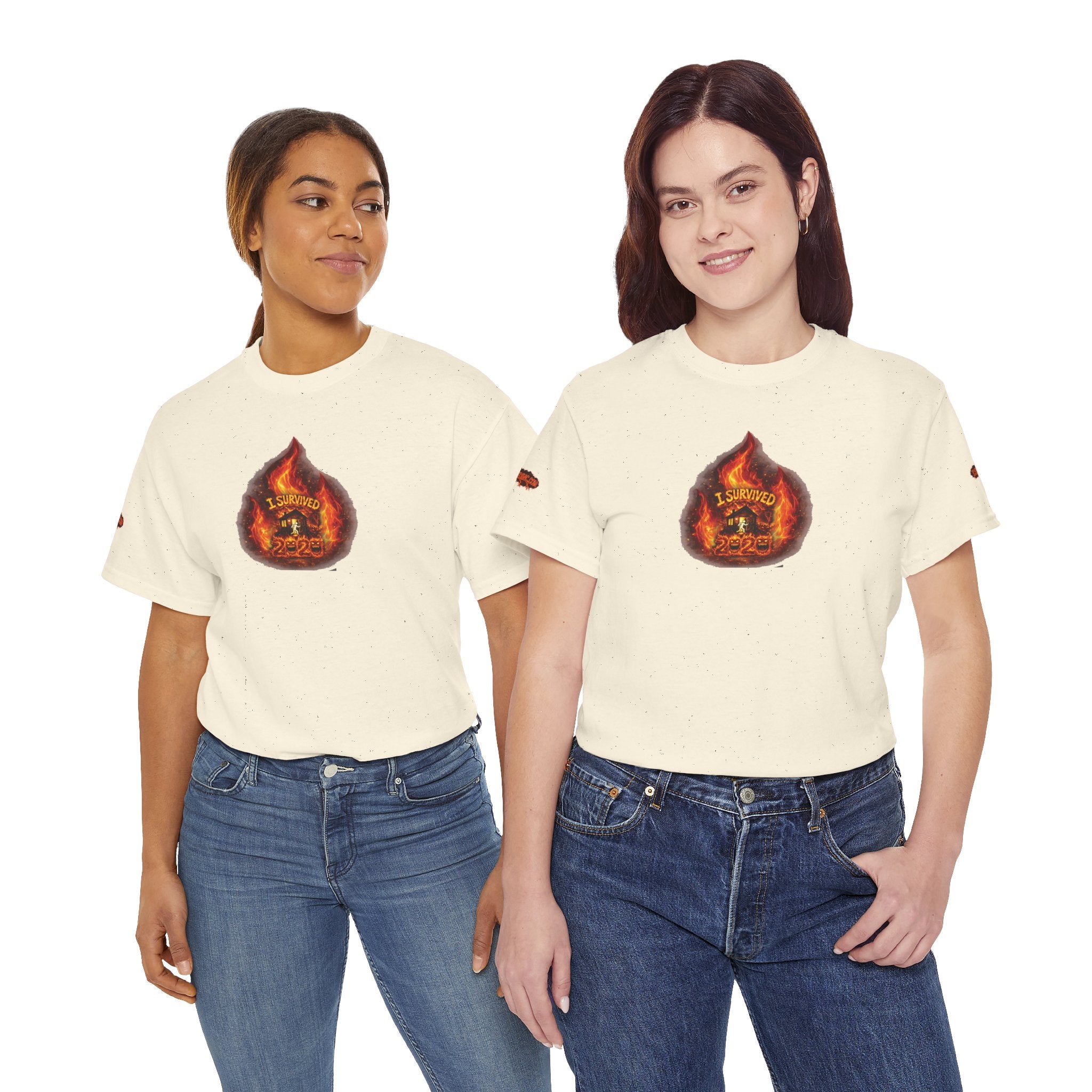 I Survived 2020 — WILDFIRES S2:E3: Director's Cut Special Edition "The California Wildfires" Memorial Unisex Heavy Cotton Tee