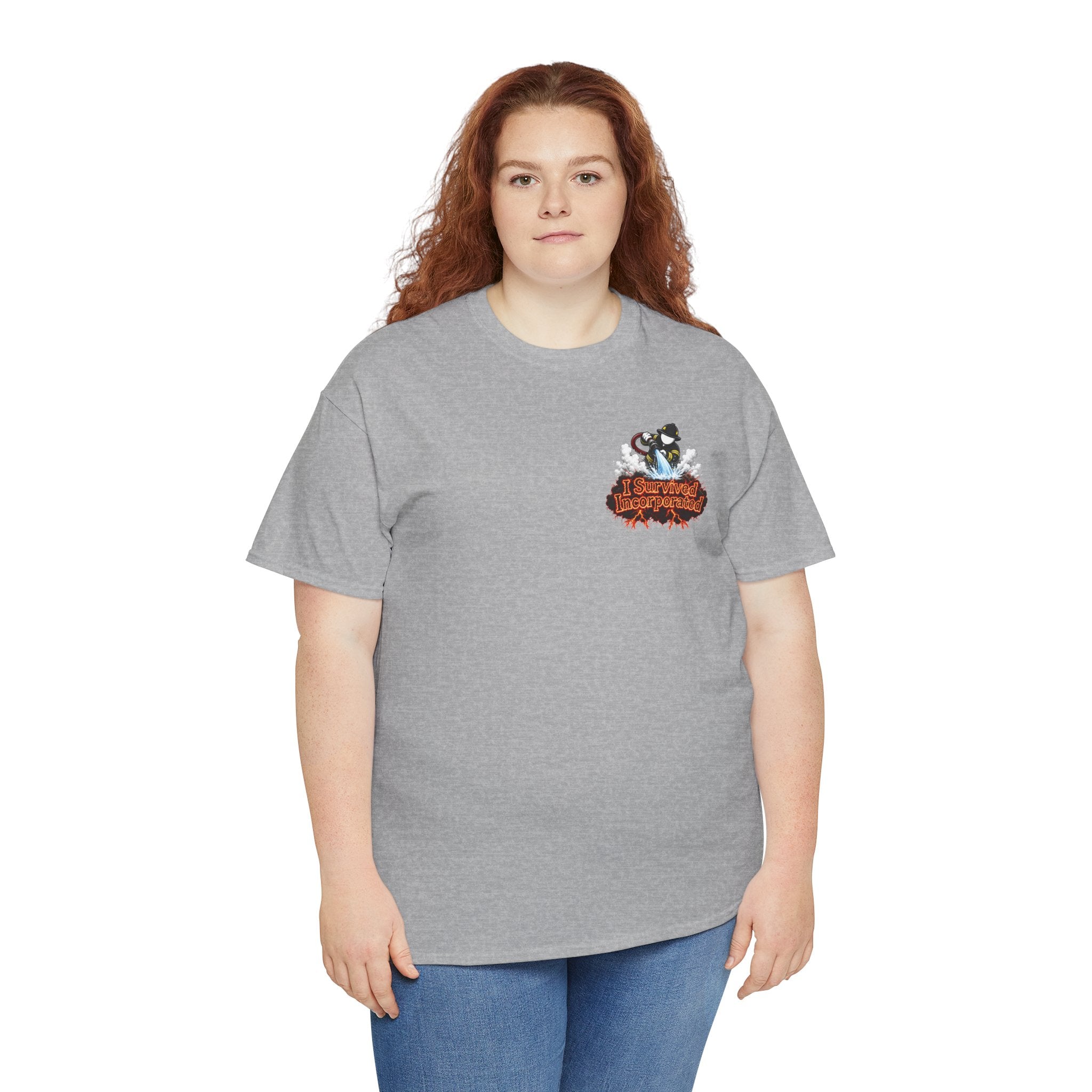 I Survived 2020 — "Please Stand By" Test Pattern Tee Wildfire Signal Edition Summer Premiere Unisex Heavy Cotton Tee