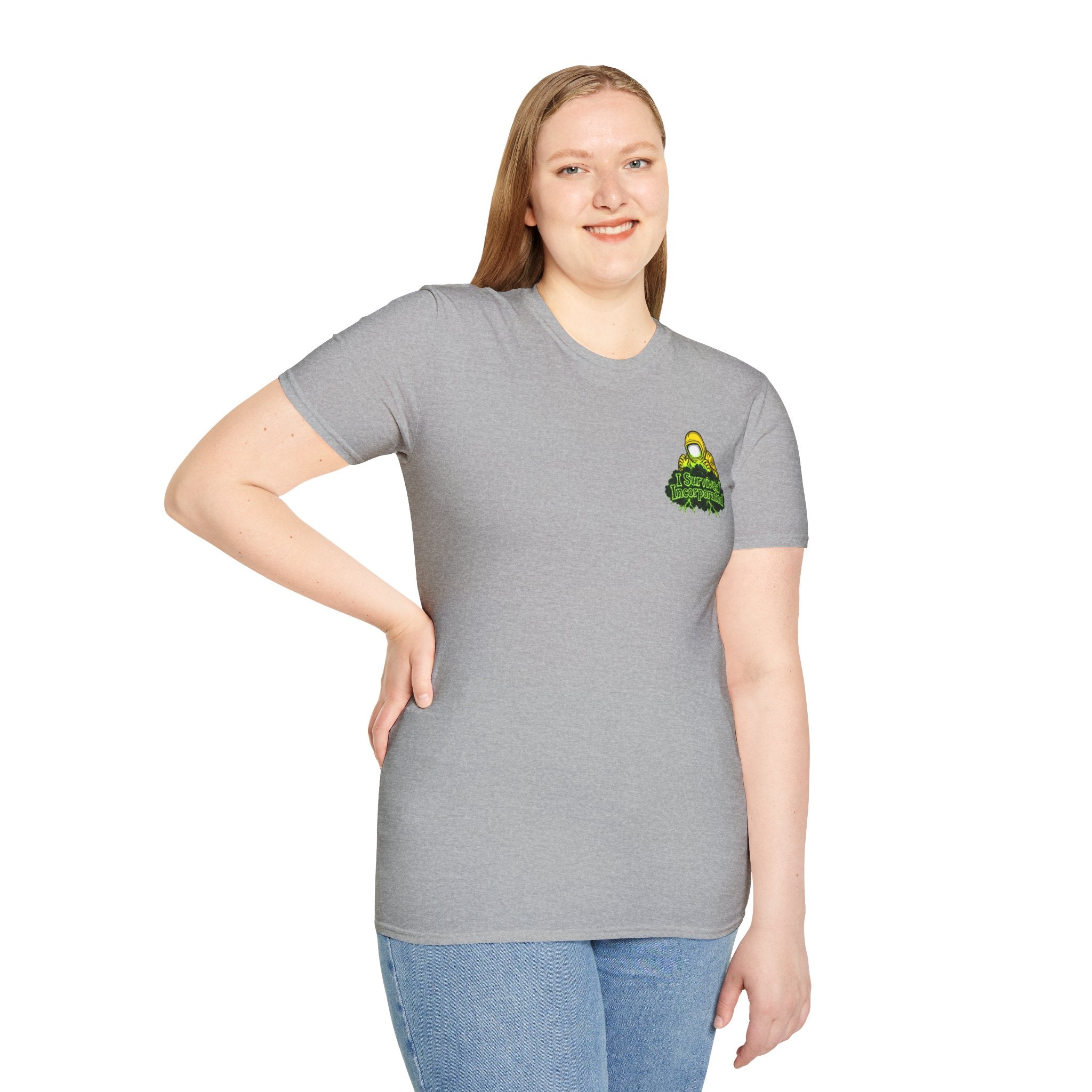 I Survived 2020 — "Please Stand By" Test Pattern Toxic Signal Tee Summer Premiere Unisex Softstyle T-Shirt