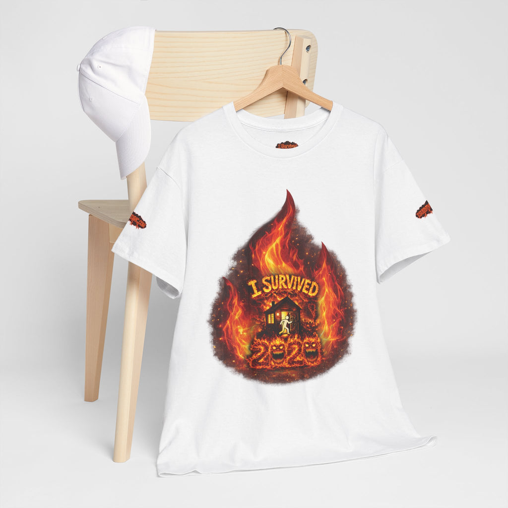 I Survived 2020 — Director's Cut S2:E1 "Berry Creek" | Wildfire Edition Memorial Unisex Heavy Cotton Tee (SPECIAL EDITION)