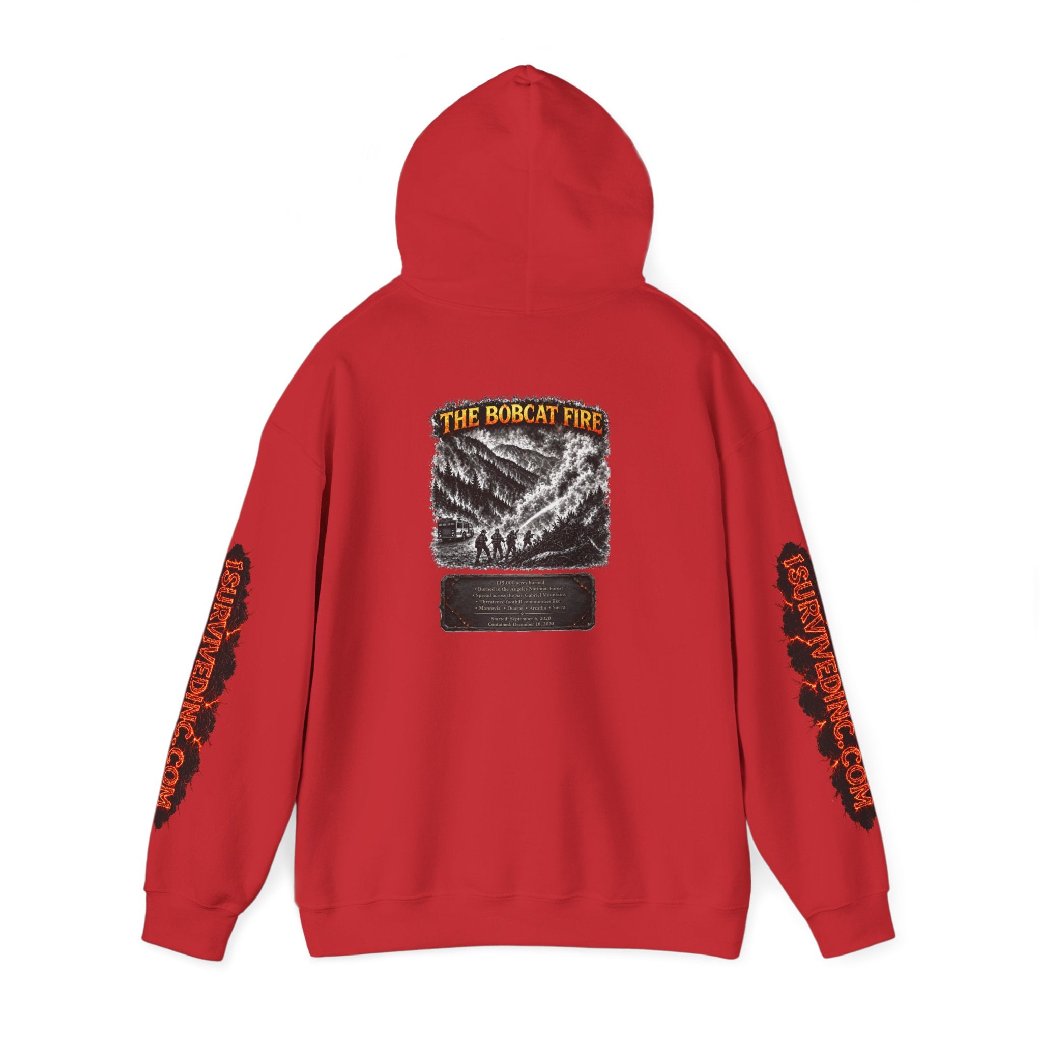 I Survived 2020 — WILDFIRES S2:E2: "The Bobcat Fire" Memorial Hoodie