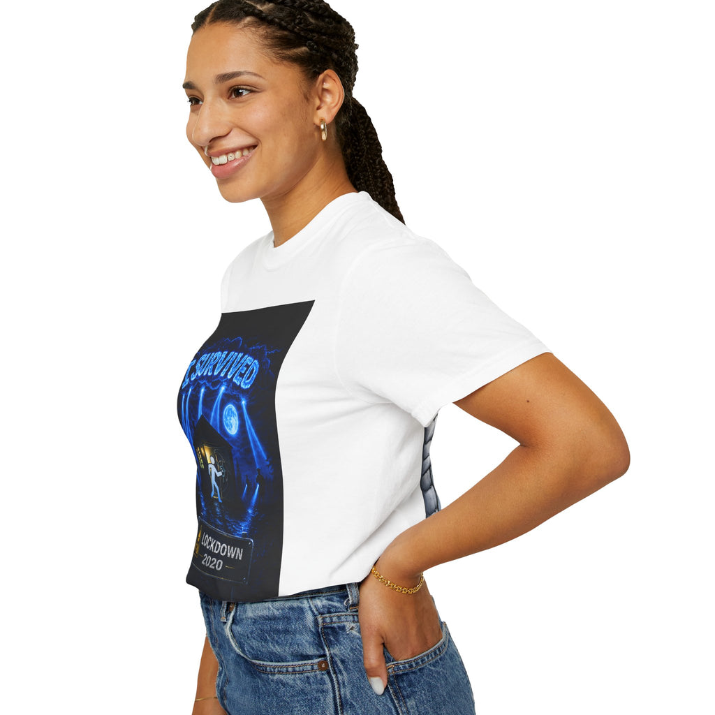 I Survived 2020 — LOCKDOWN S3:E1: "Quarantine" Unisex Garment-Dyed T-shirt