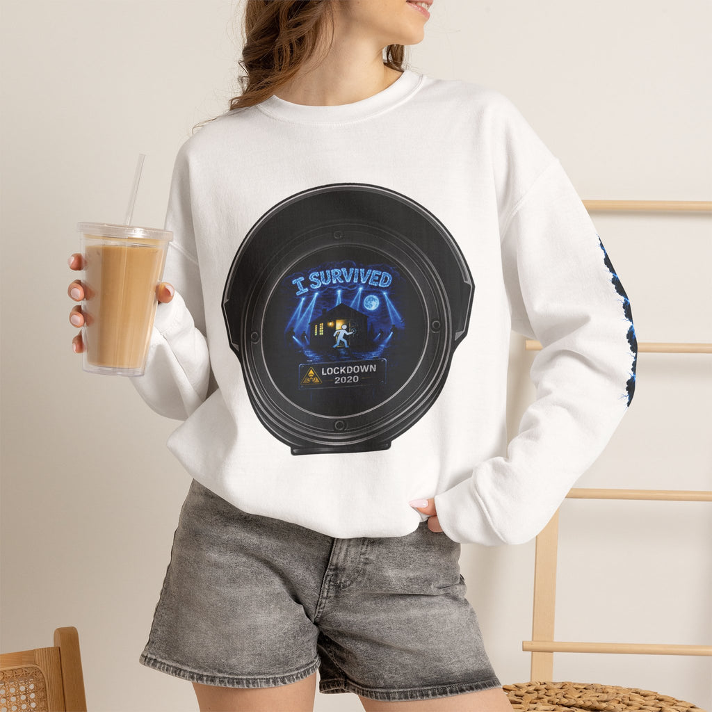 I Survived 2020 — Director's Cut S3:E1 "Quarantine" | Lockdown Edition Documentary Unisex Heavy Blend™ Crewneck Sweatshirt