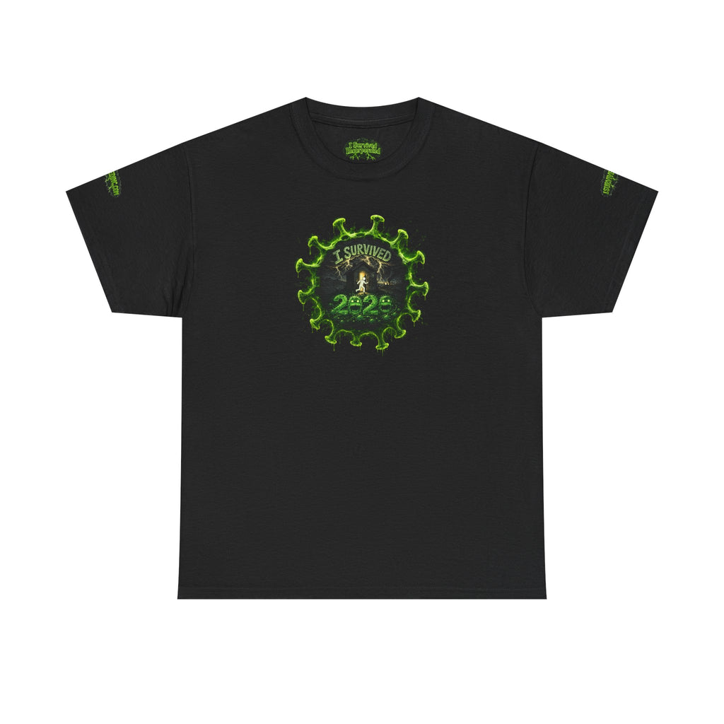 I Survived 2020 — PANDEMIC S1:E3: Director's Cut Special Edition "The Jab!" Unisex Heavy Cotton Tee