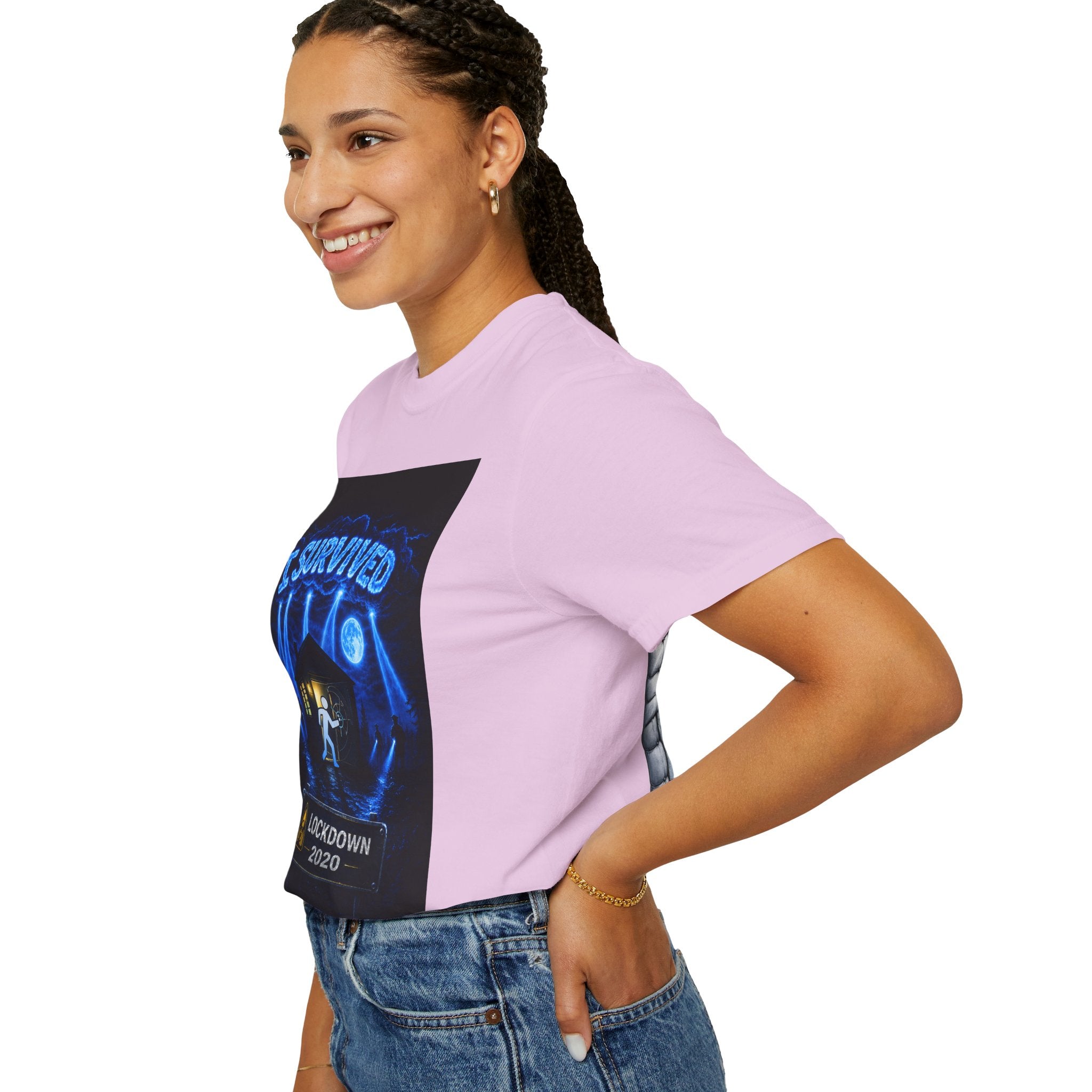I Survived 2020 — LOCKDOWN S3:E1: "Quarantine" Unisex Garment-Dyed T-shirt