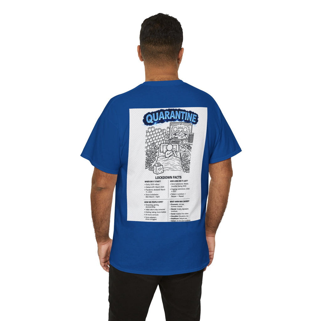 Copy of  I Survived 2020 — S3:E1 "Quarantine" | Lockdown Edition Documentary Unisex Heavy Cotton Tee