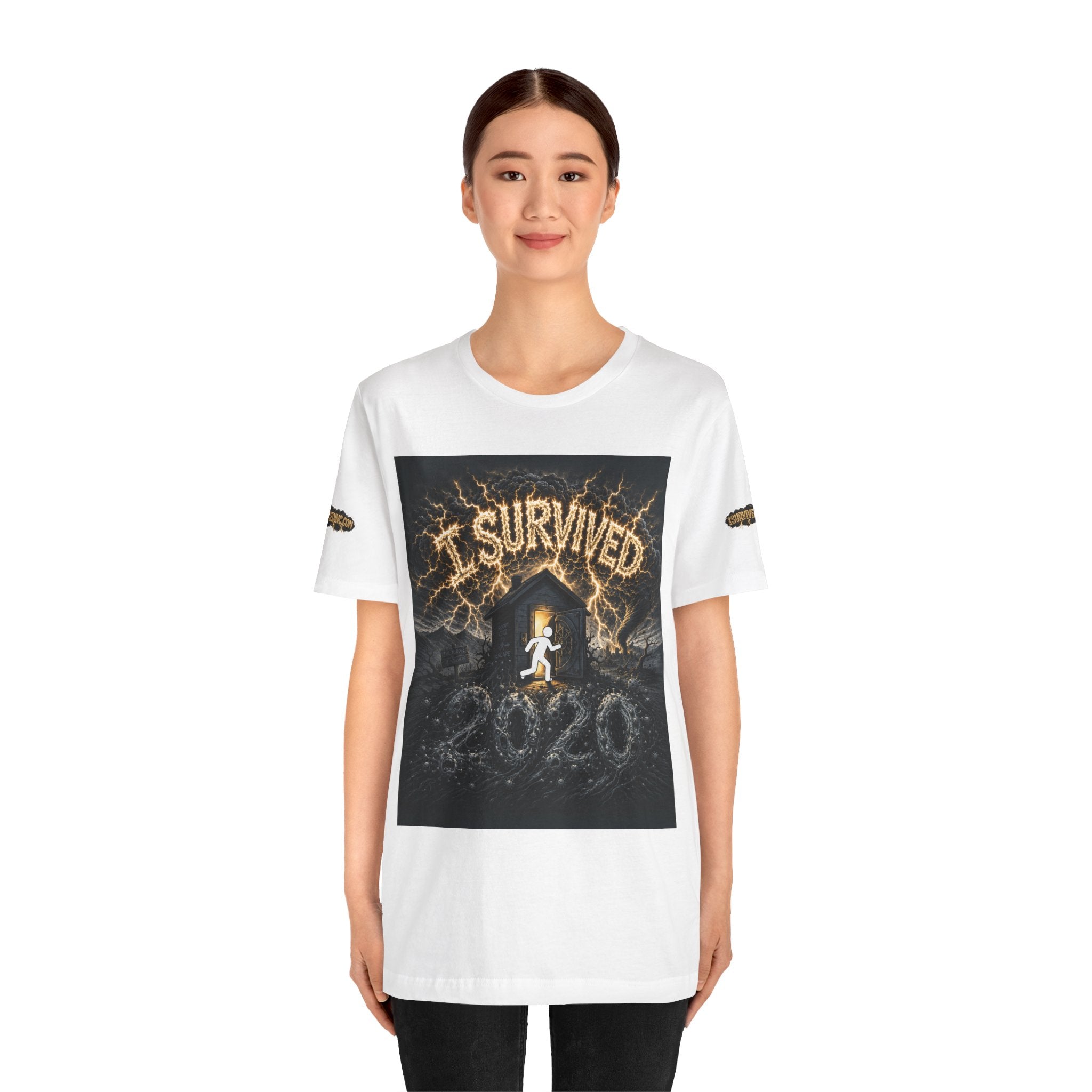 I Survived 2020 — Original Design Teaser Tee | Season 1 Premiere Drop Unisex Jersey Short Sleeve Tee